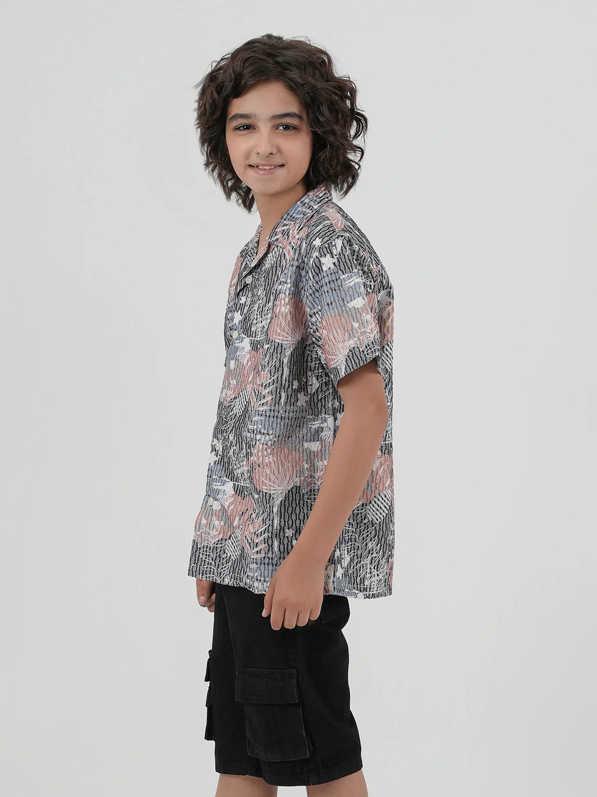 "ABENE" Printed Stylish Regular Fit Shirt - Image 2