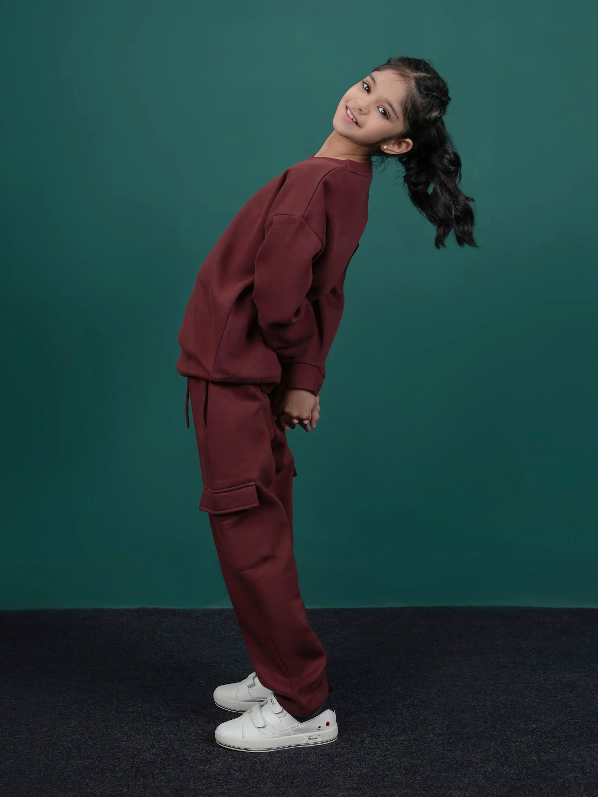 "ABIHAIL" Warm Regular Fit Fleece Track Suit - Image 2