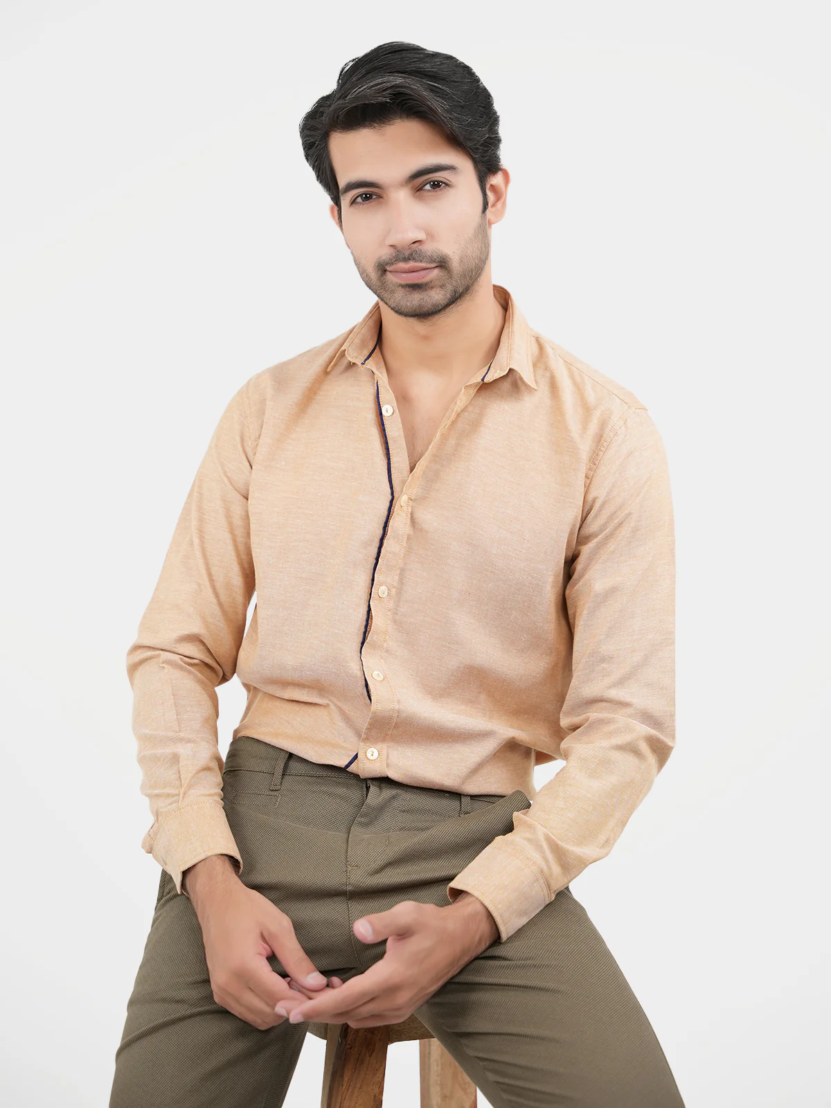 T"ACHLYS" Casual Cotton Regular Fit Shirt - Image 3