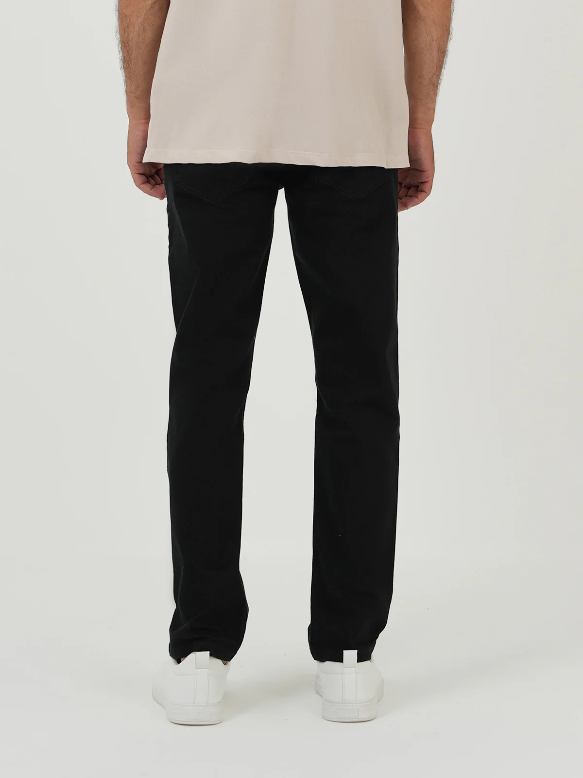 "AIFUMI" Casual Jet Black Straight Fit Denim - Image 4