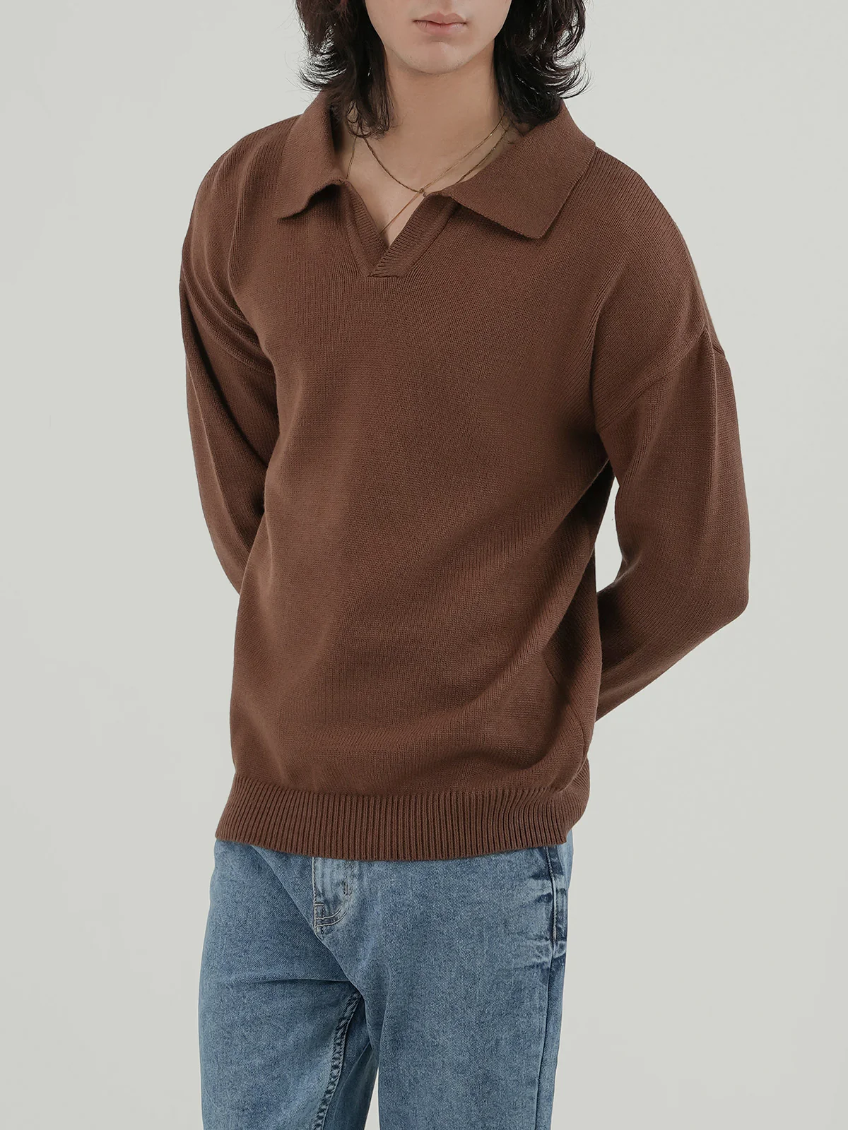 "ALFRED" Basic Regular Fit Sweaters - Image 3