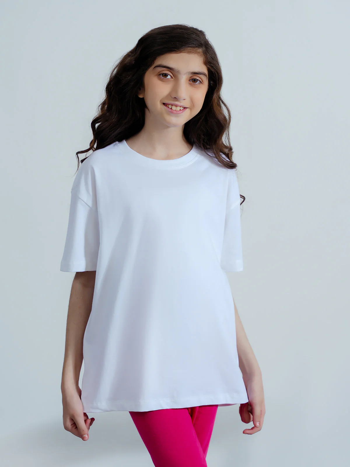 "ALIKAE" Drop Shoulder Basic T-Shirt - Image 2