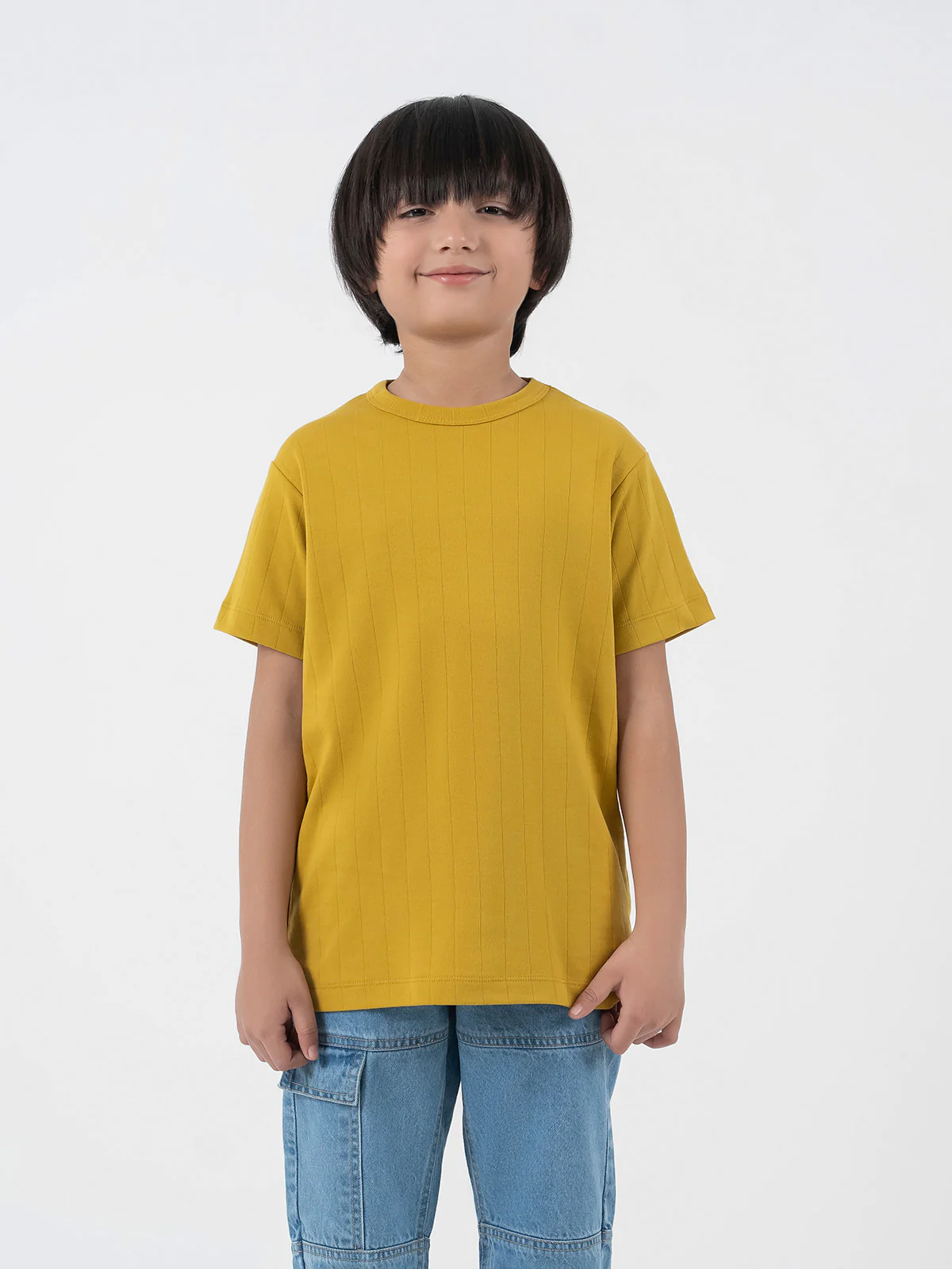 "ANAND" Basic Regular Fit Interlock T-Shirt