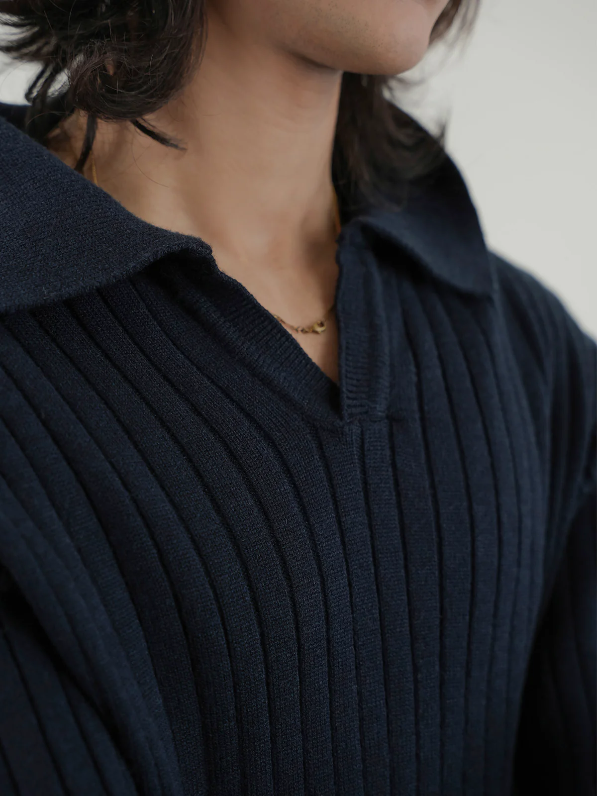 "ANSLEY" Regular Fit Textured Sweater - Image 3