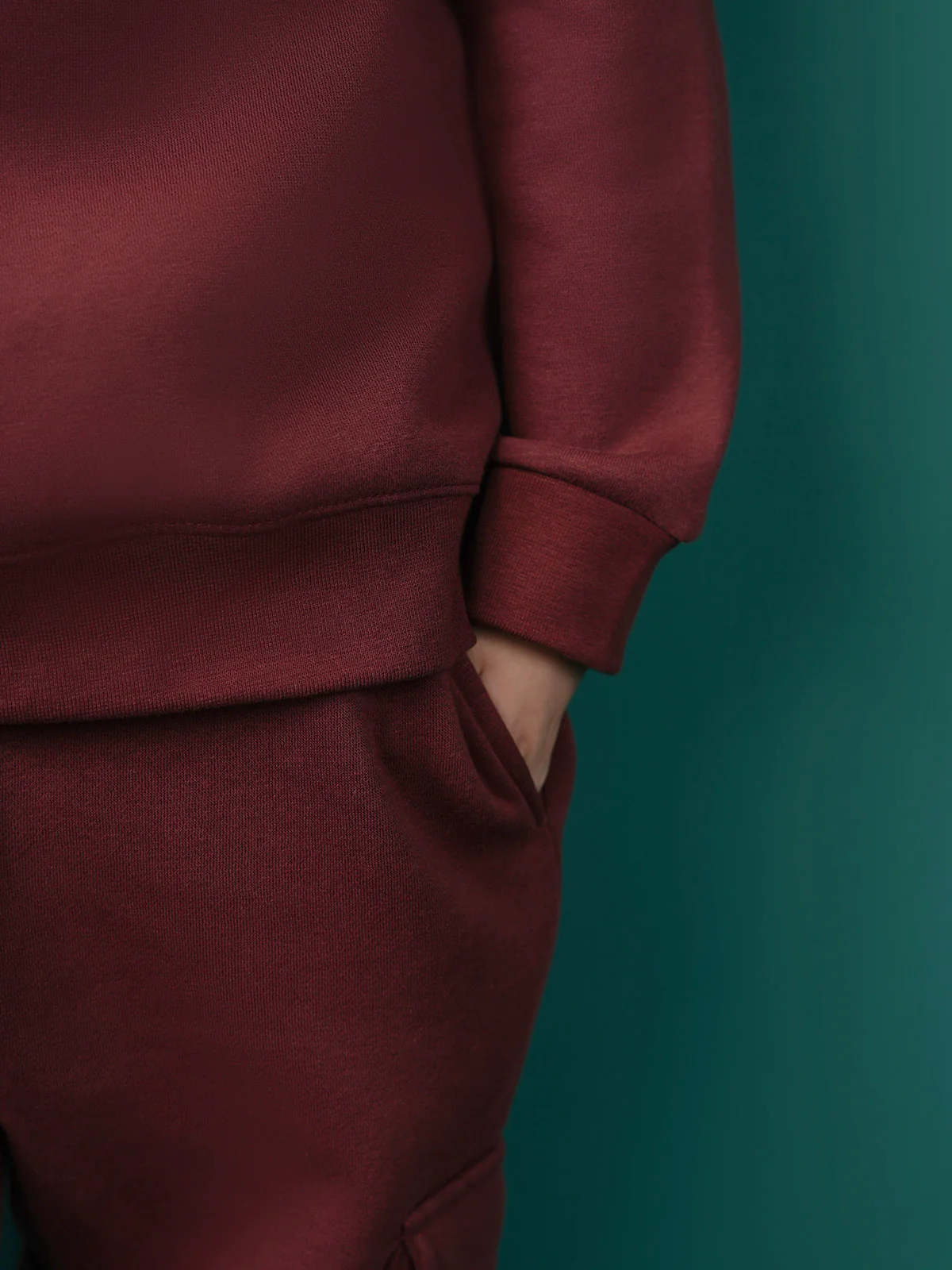 "ANTIOPE" Regular Fit Fleece Track Suit - Image 5