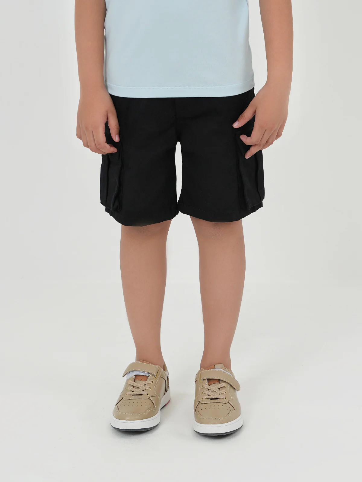 "AOI" Cargo Fit Khaki Shorts