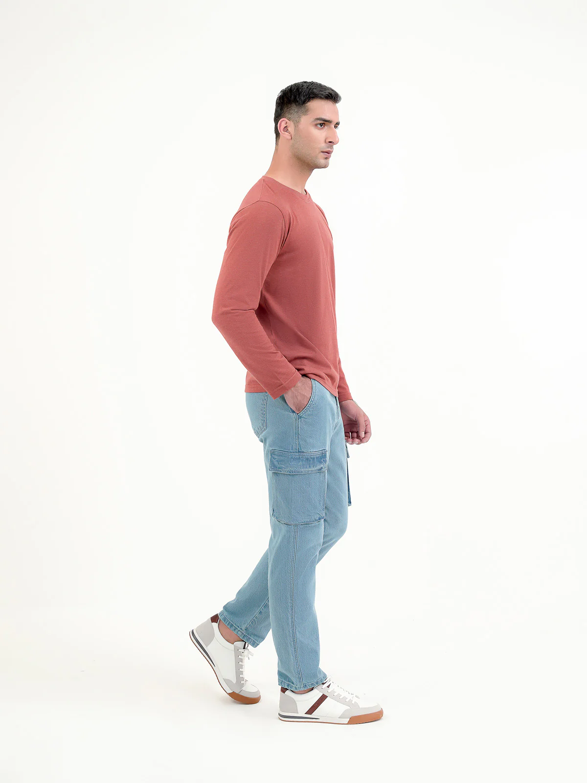 "ARAMIS" Casual Solid Regular T-Shirt - Image 3