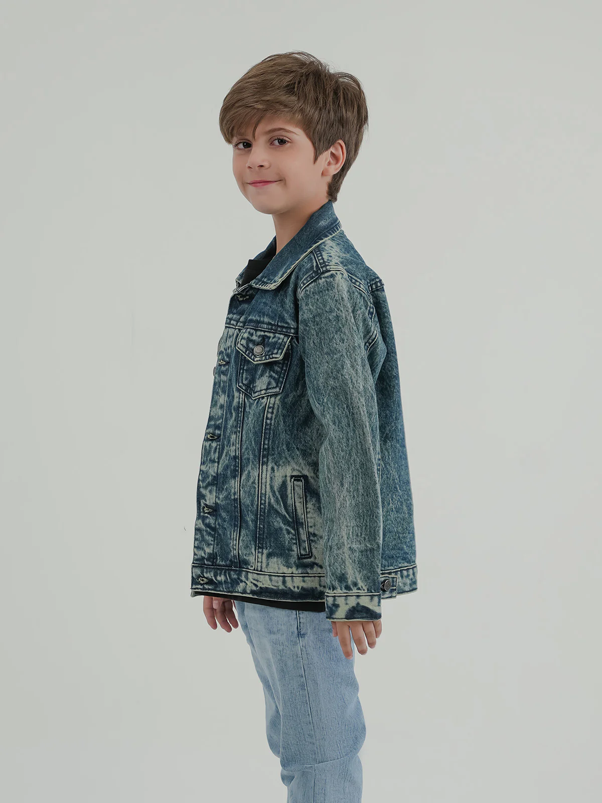 "ARNDT" Soft Regular Fit Denim Jacket - Image 2