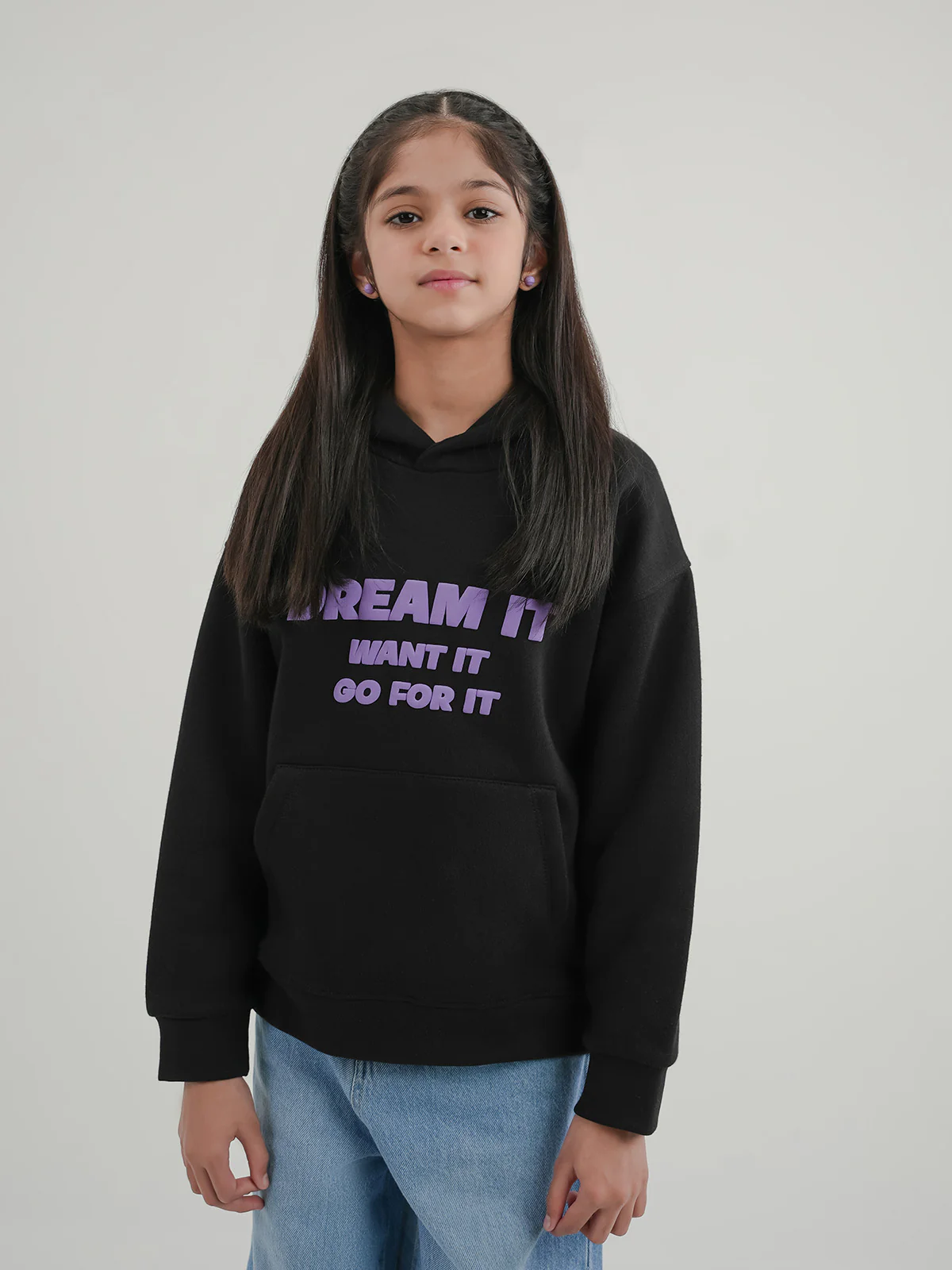 "ARTOIS" Drop Shoulder Fleece Hoodie - Image 3