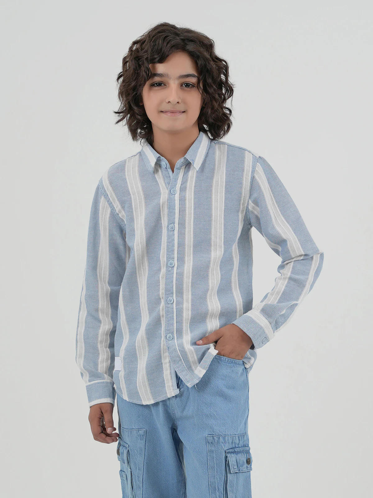"ARWEL" Lining Regular Fit Casual Shirt