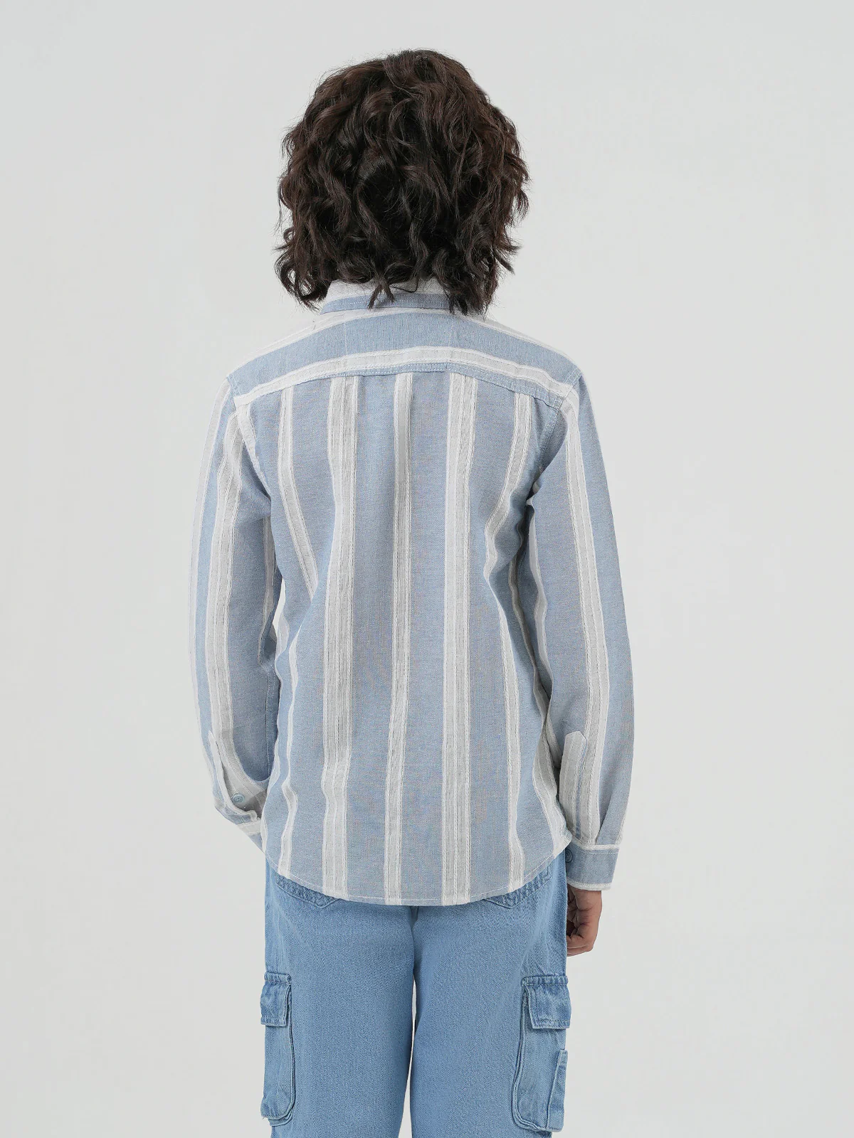 "ARWEL" Lining Regular Fit Casual Shirt - Image 5