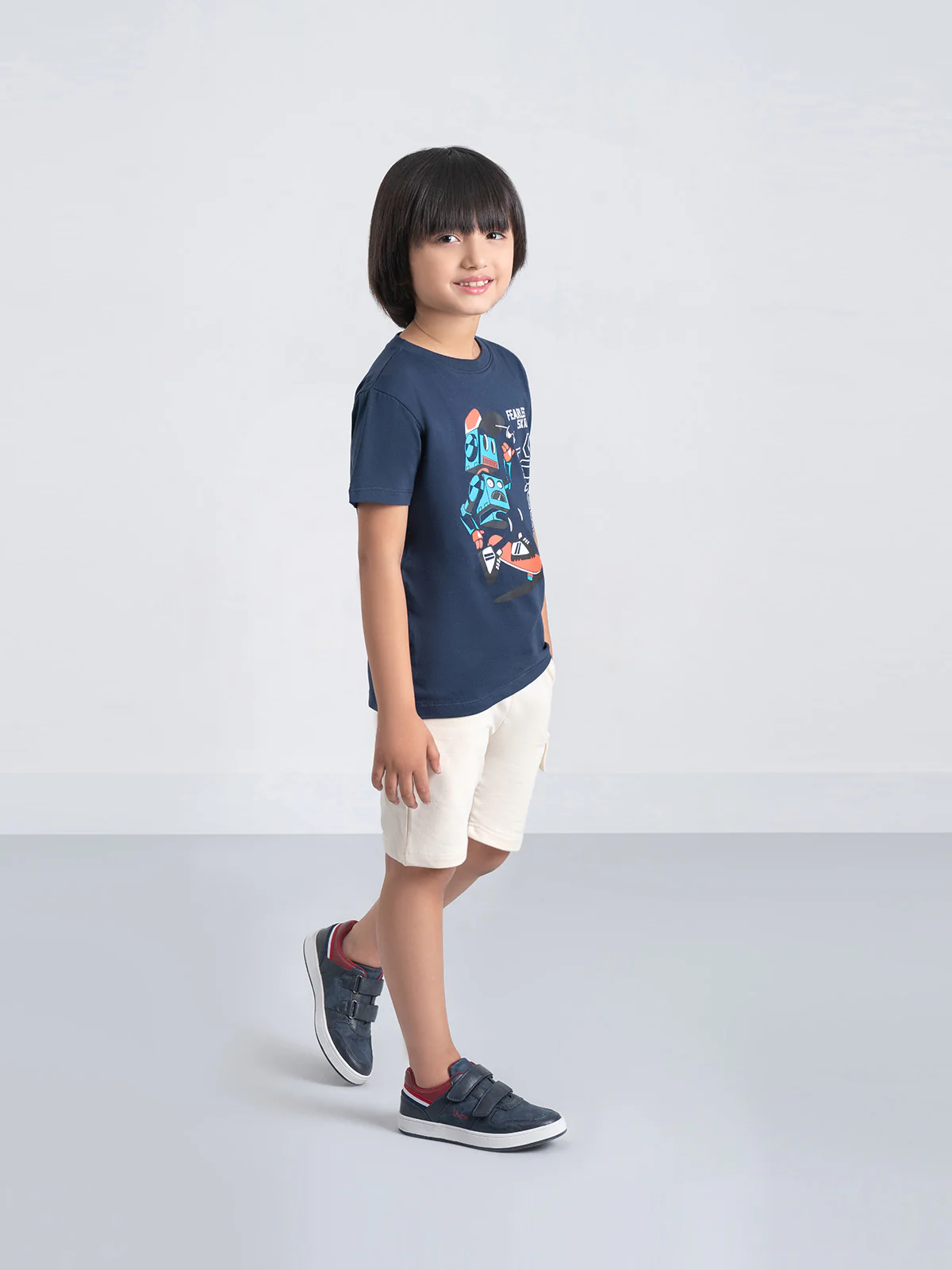 "ASAMI" Regular Fit Graphic Shorts - Image 2