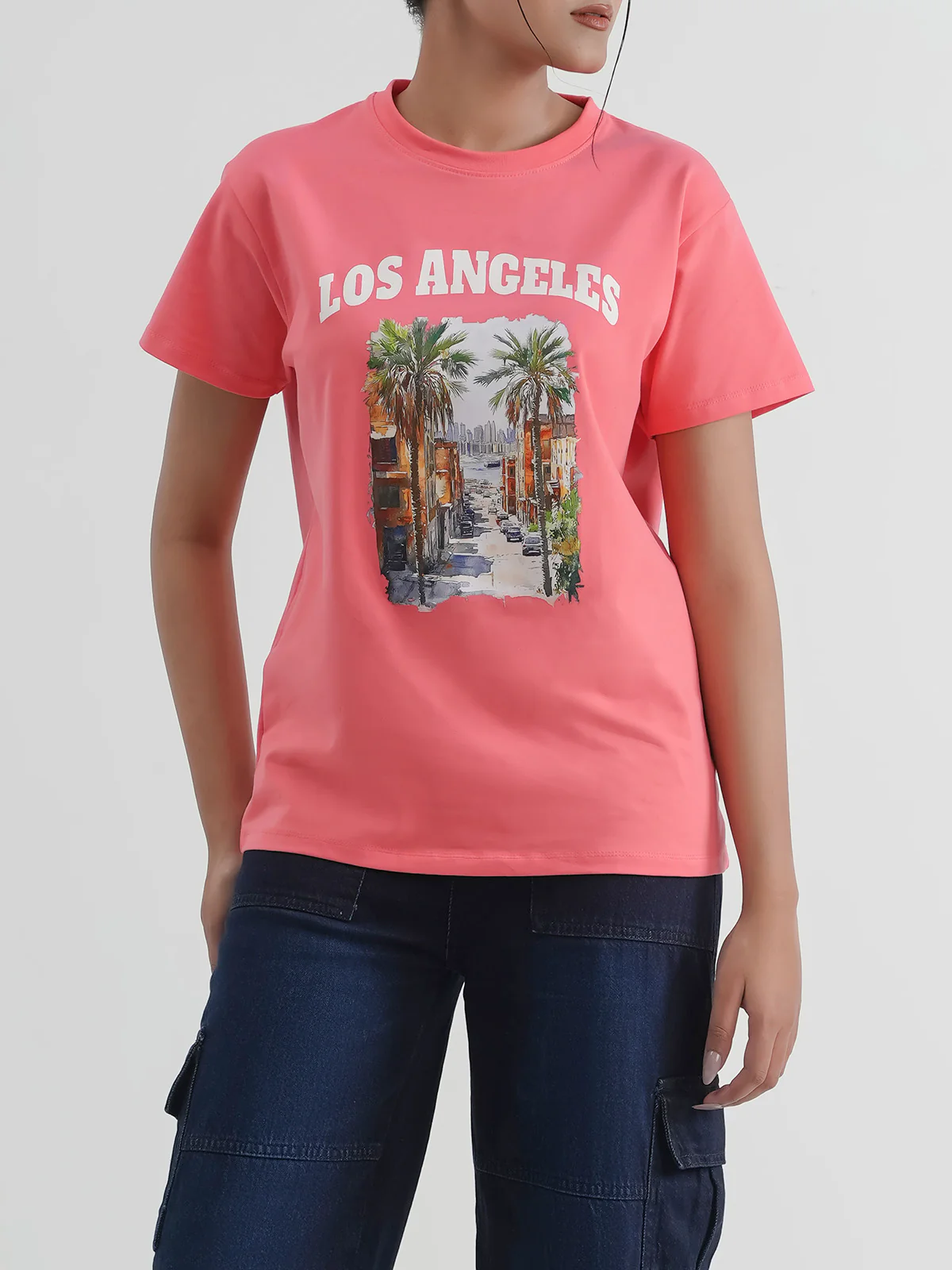 "ATHARV" Basic Drop Shoulder T-Shirt