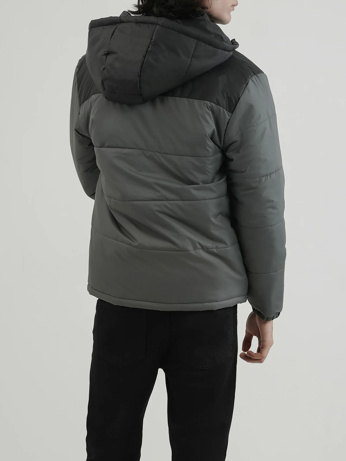 "ATHINS" Regular Fit Bubble Puffer Jacket - Image 6
