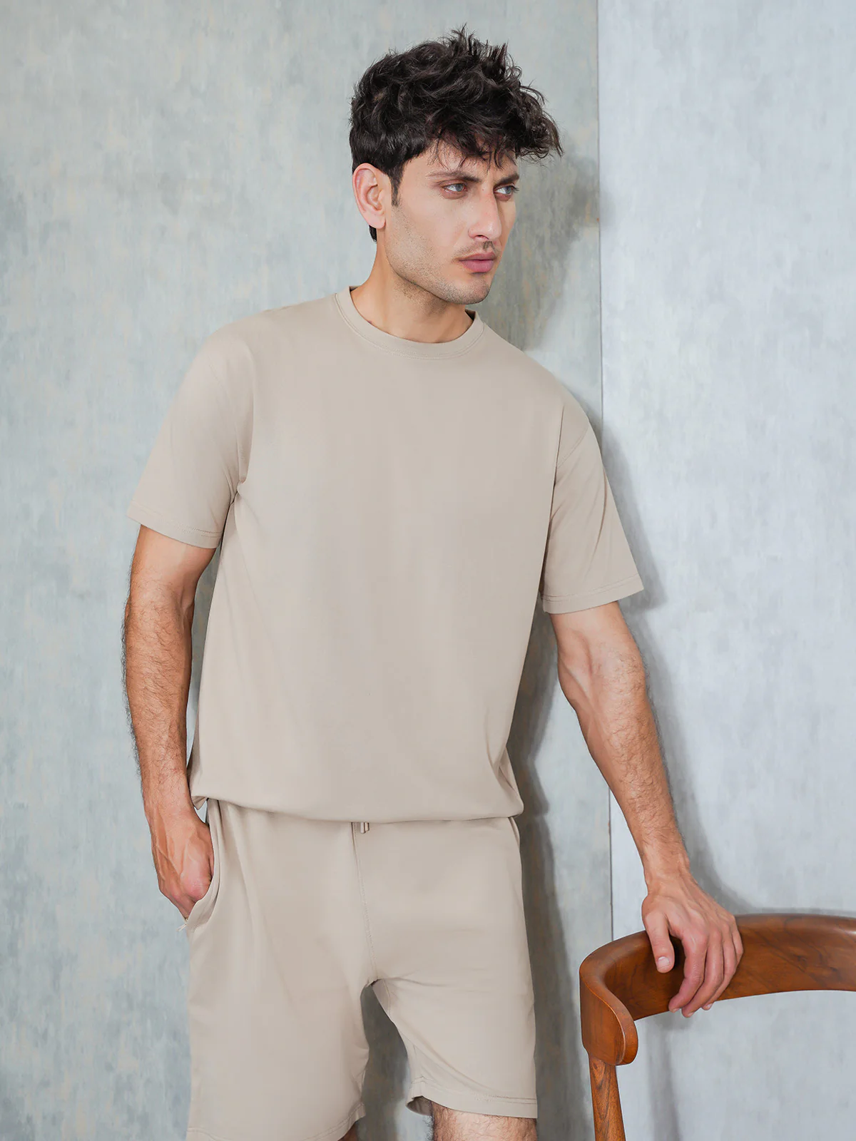 "AVALON" Classic Solid Regual Co-Ord Set - Image 2