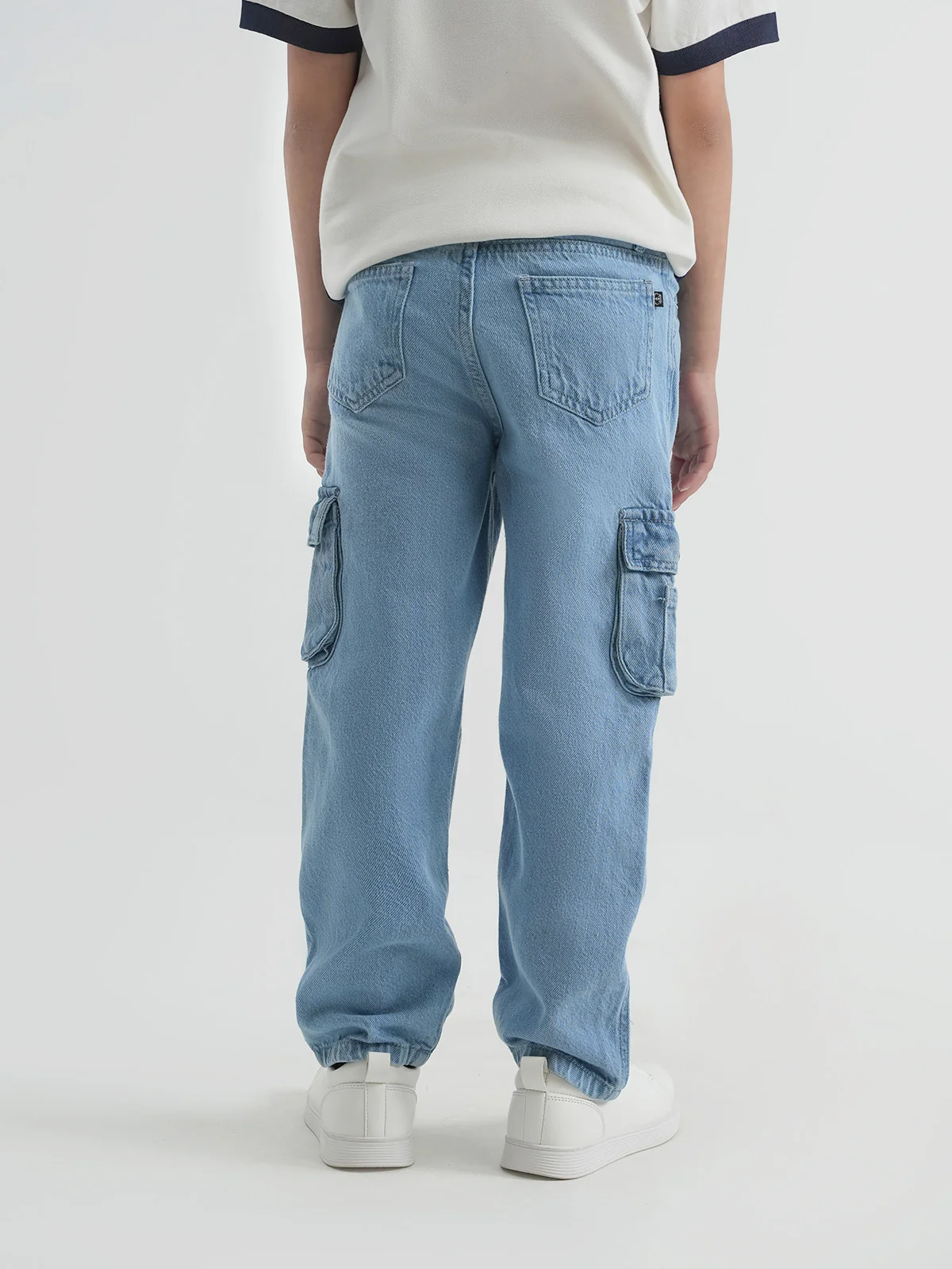 "AYAMI" Cargo Fit Denim Jeans - Image 4
