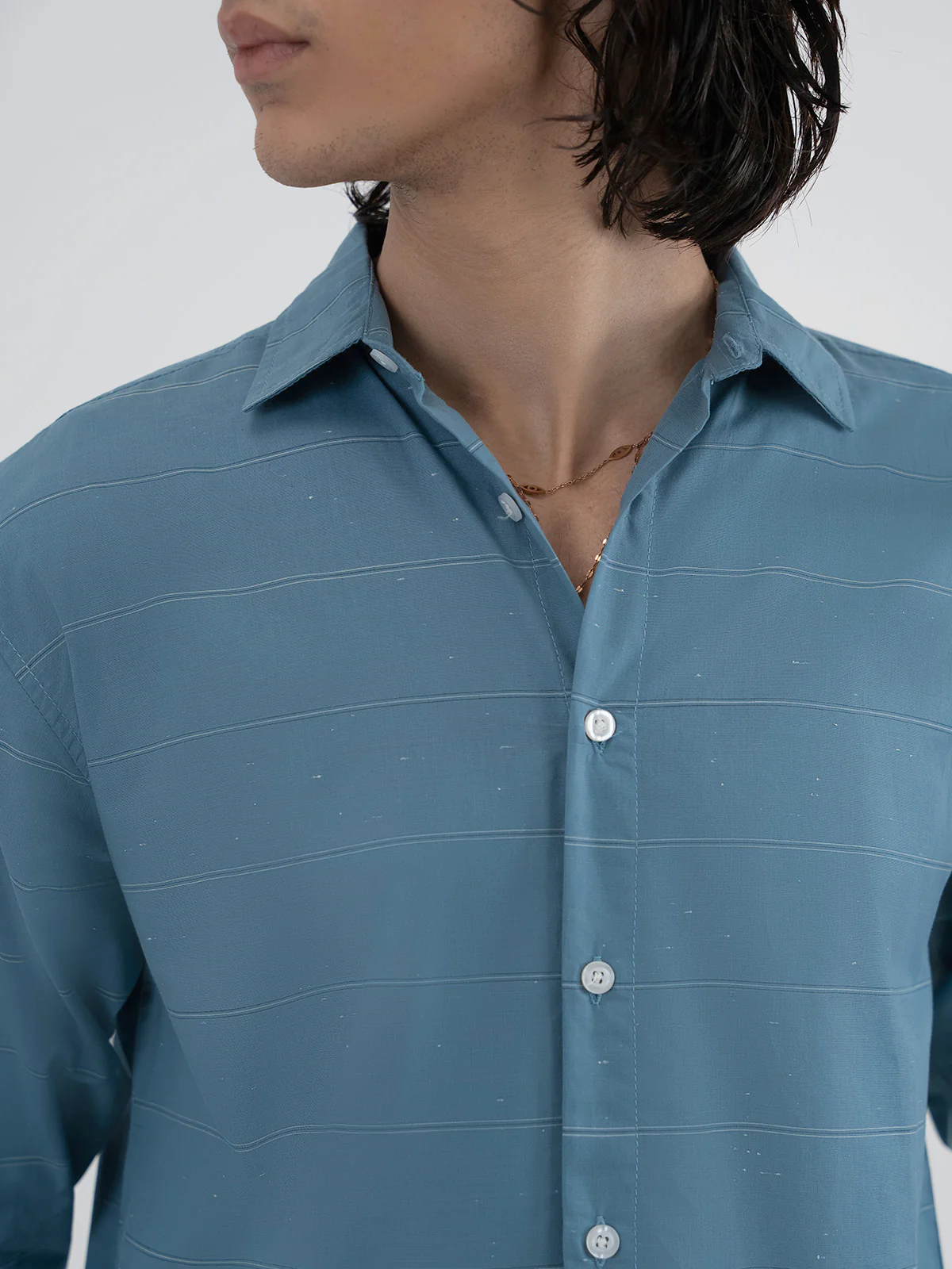 "AYDEN" Check Regular Fit Casual Shirt - Image 3