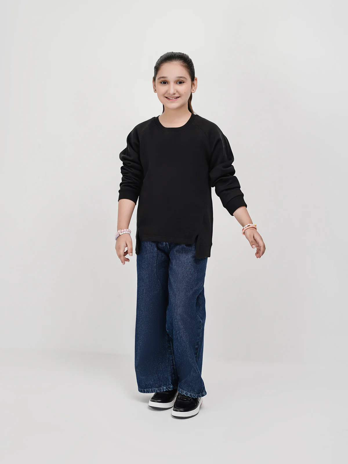 "AZARIA" Straight Hem Denim Pant