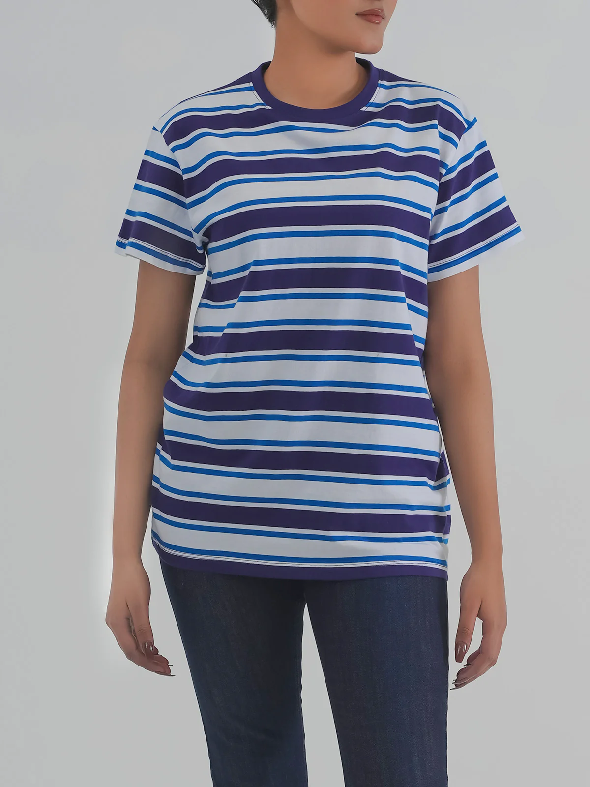 "AZRIEL" Yarn Dyed Regular T-Shirt