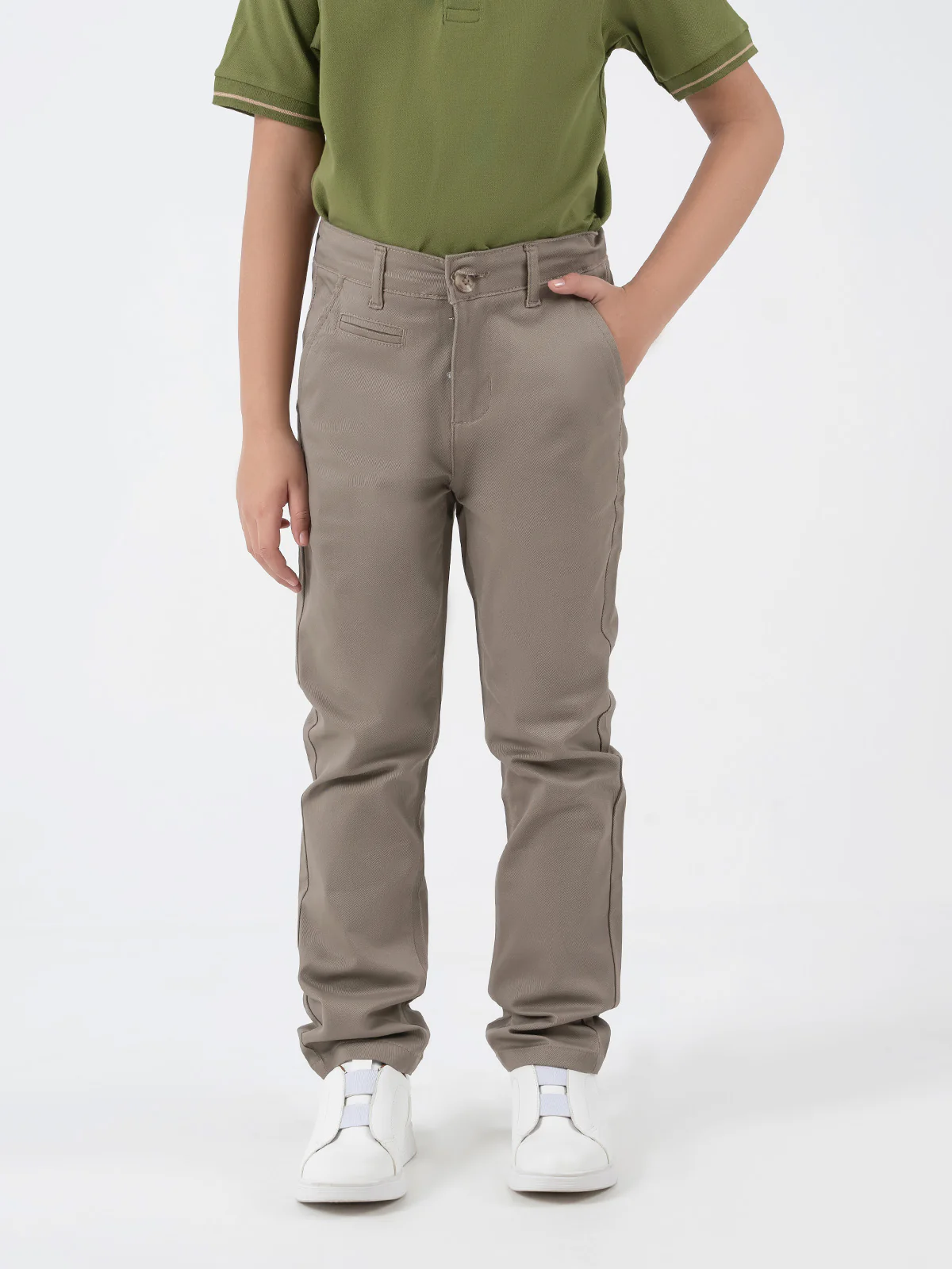 "BARLEY" Slim Fit Twill Chino