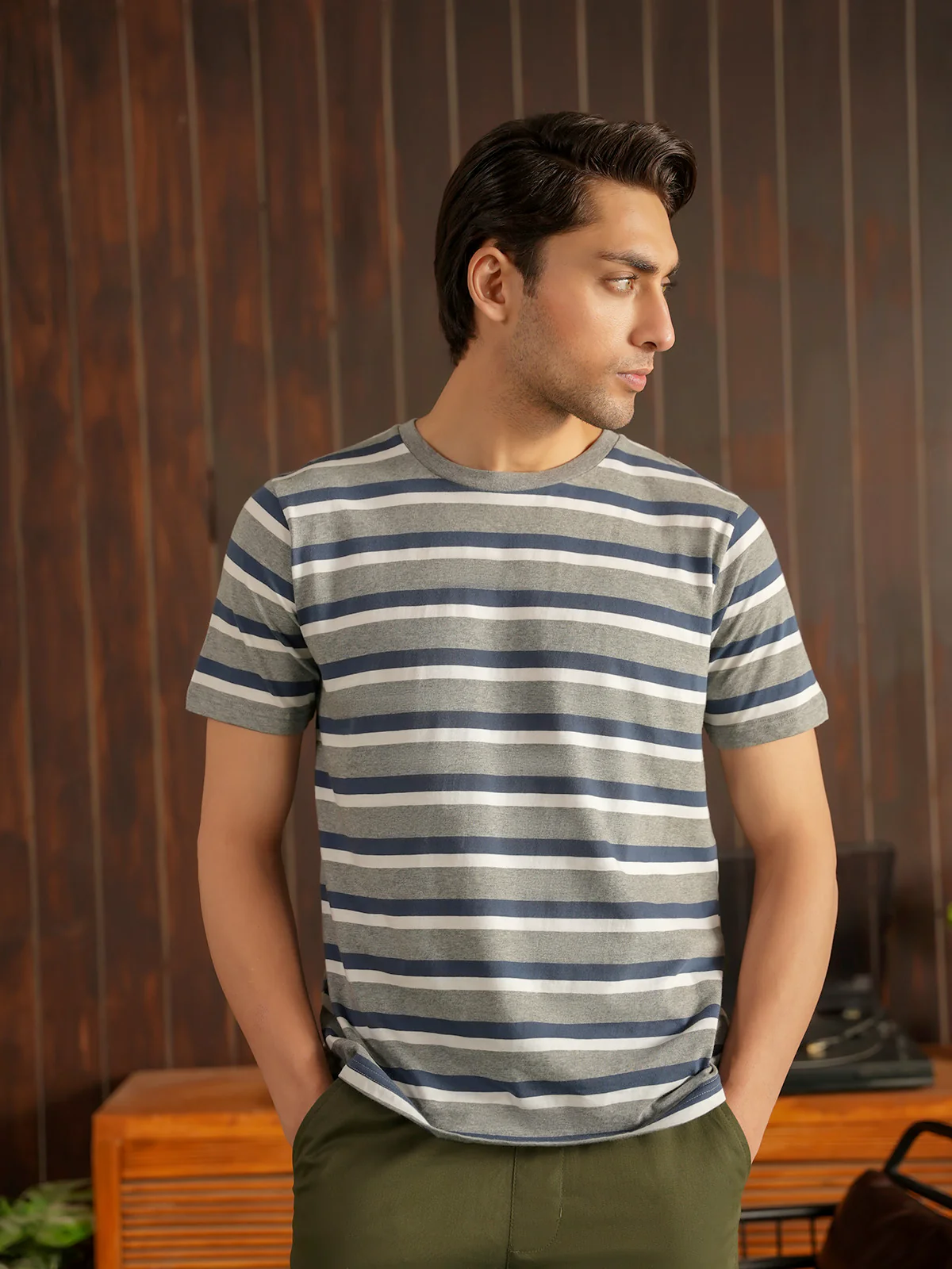 "BEAU" Regular Fit  Single Jersey T-Shirt - Image 6