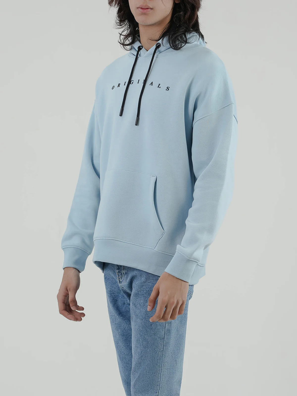 "BERTIE" Modern Graphic Fleece Hoodie - Image 3