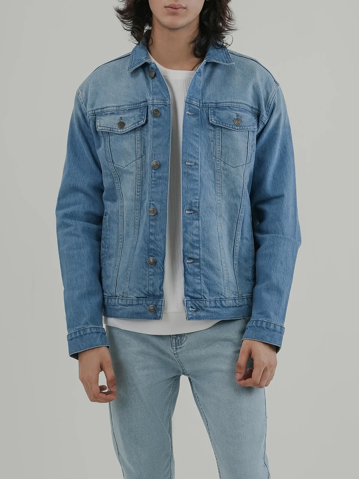 "BLOEM" Basic Regular Fit Denim Jacket