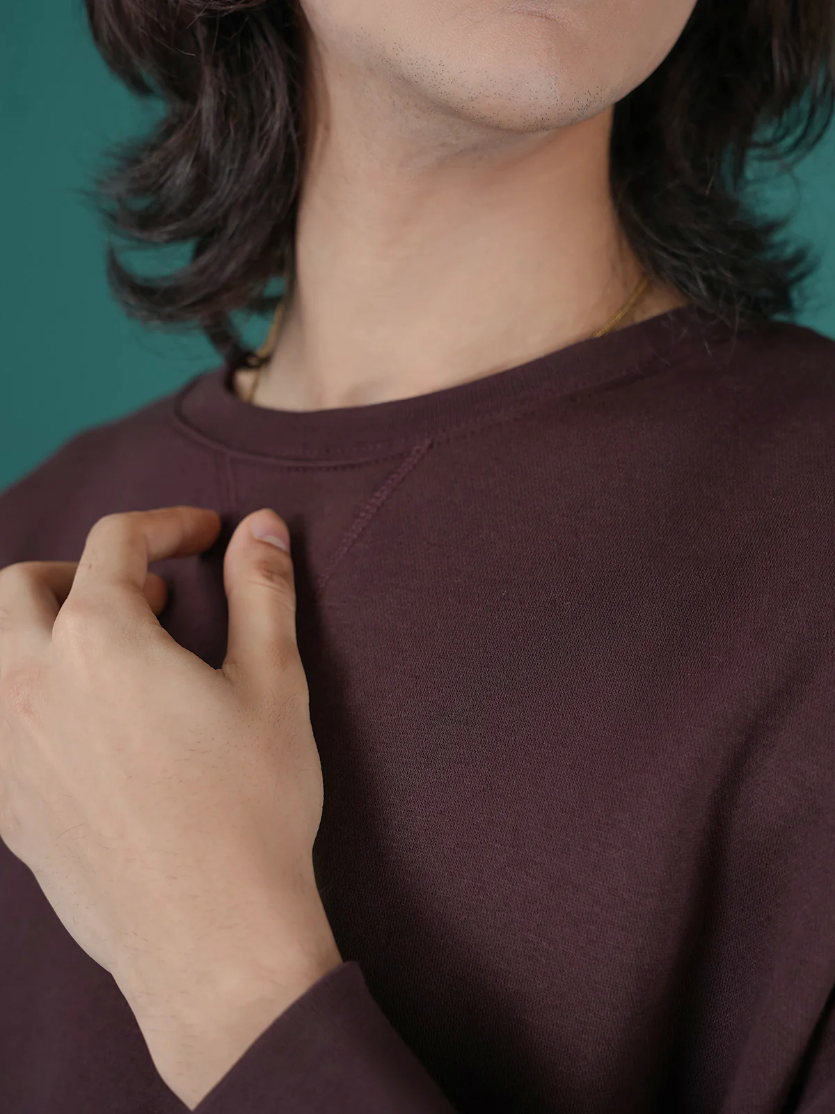 "BOGART" Drop Shoulder Fleece Sweatshirt - Image 3