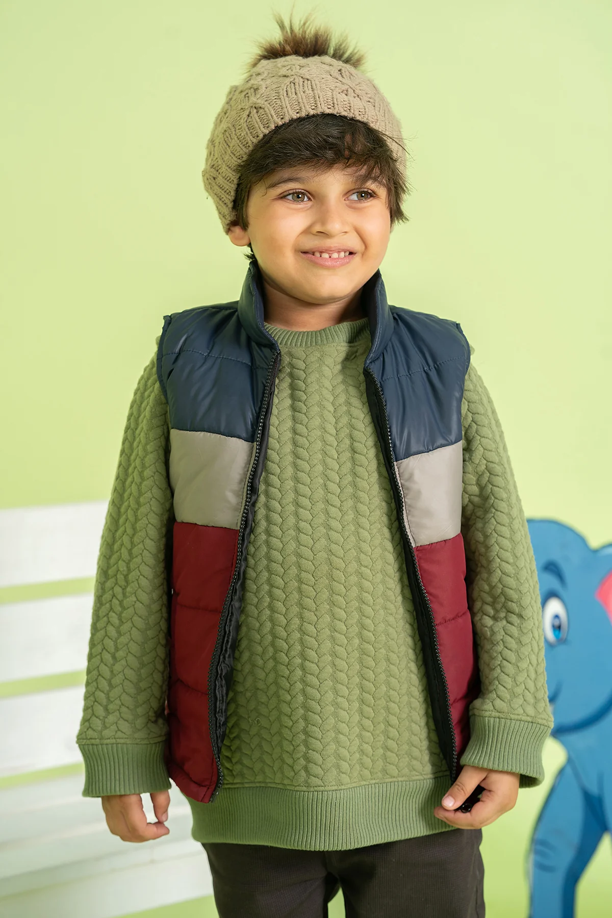 Boys BARHADAD Puffer Jacket - Image 2