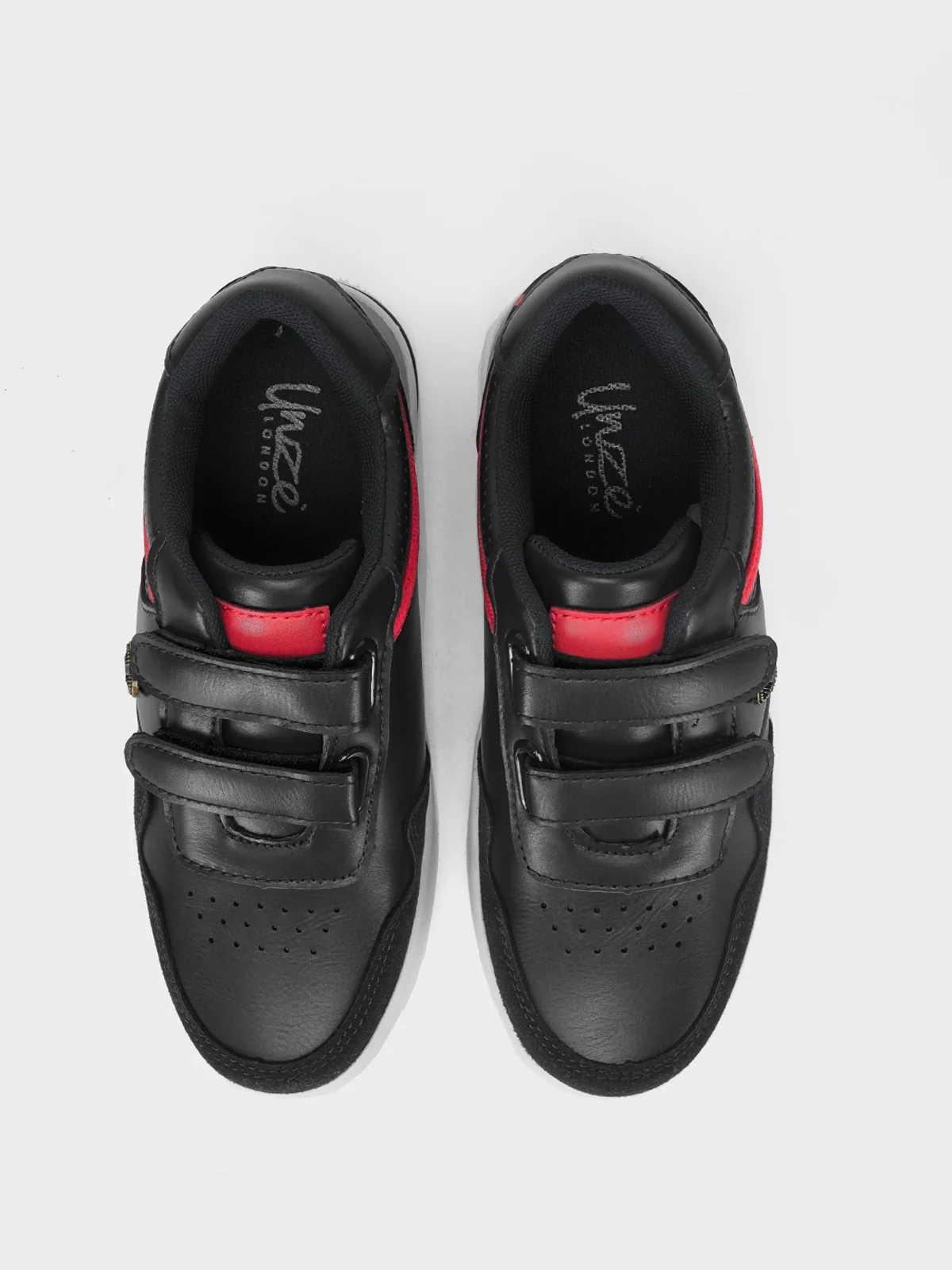 Boys "DRAY" Velcro Closure Comfy Trainers - Image 5