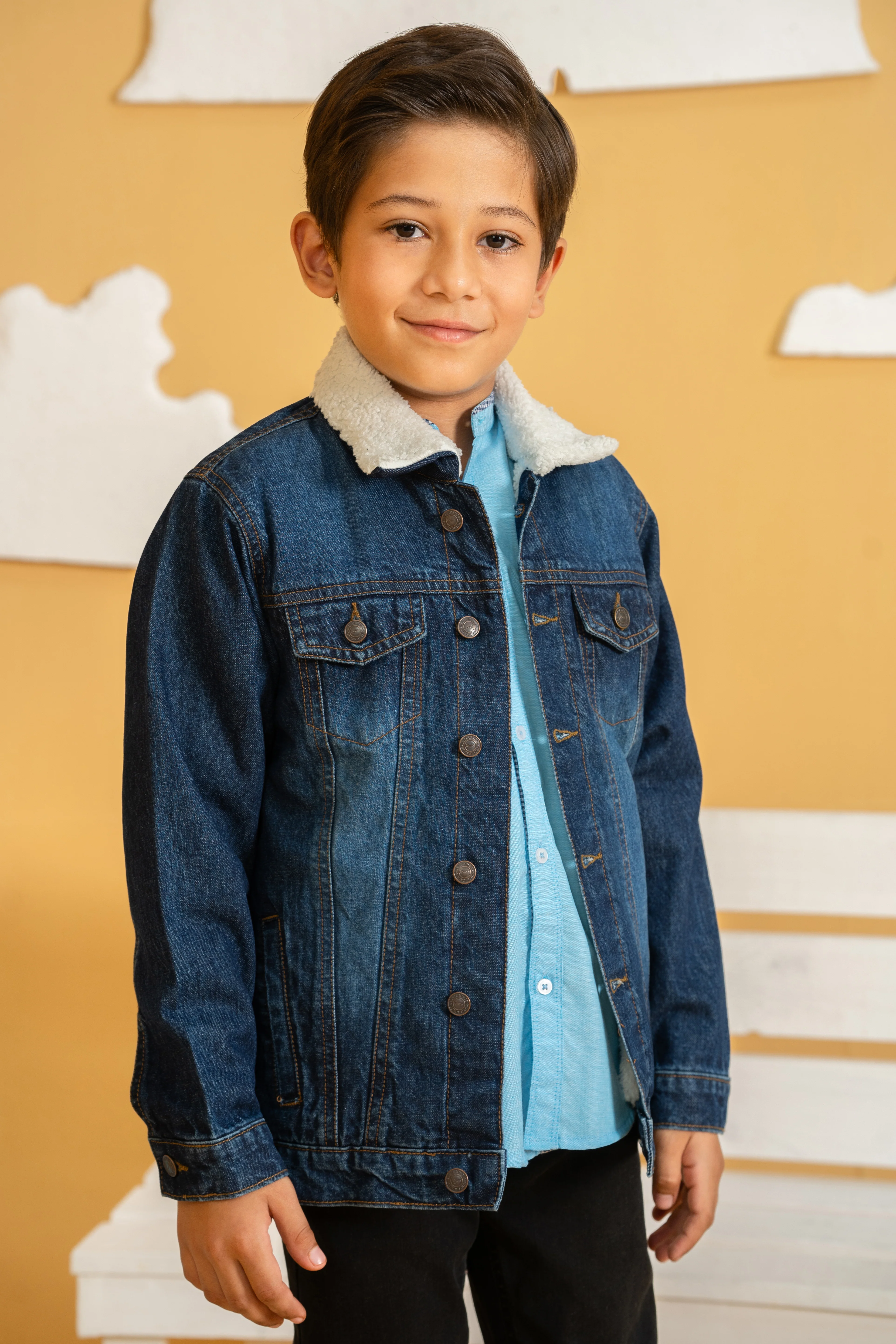 Boys FIAN Denim Jacket - Image 2