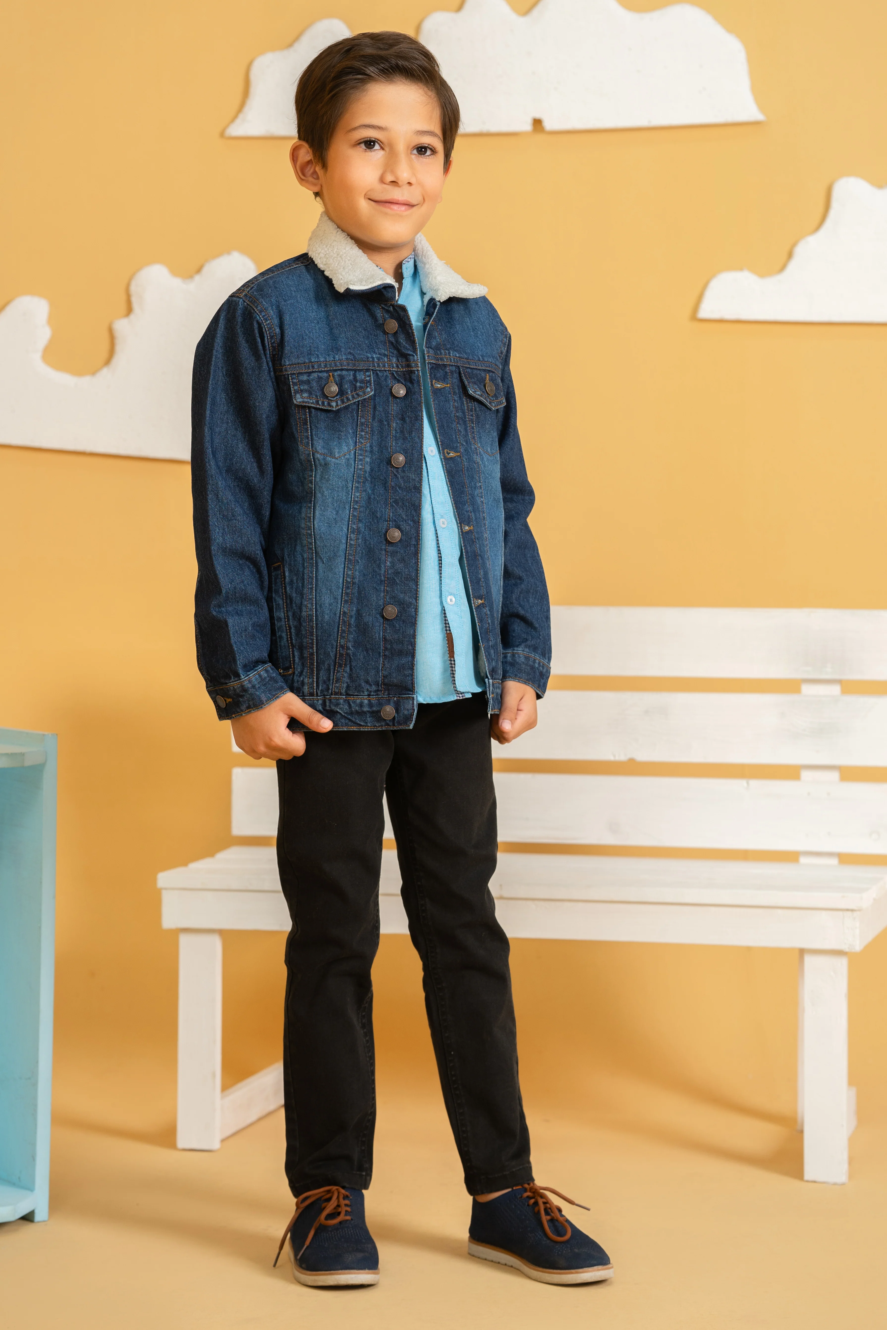 Boys FIAN Denim Jacket - Image 4