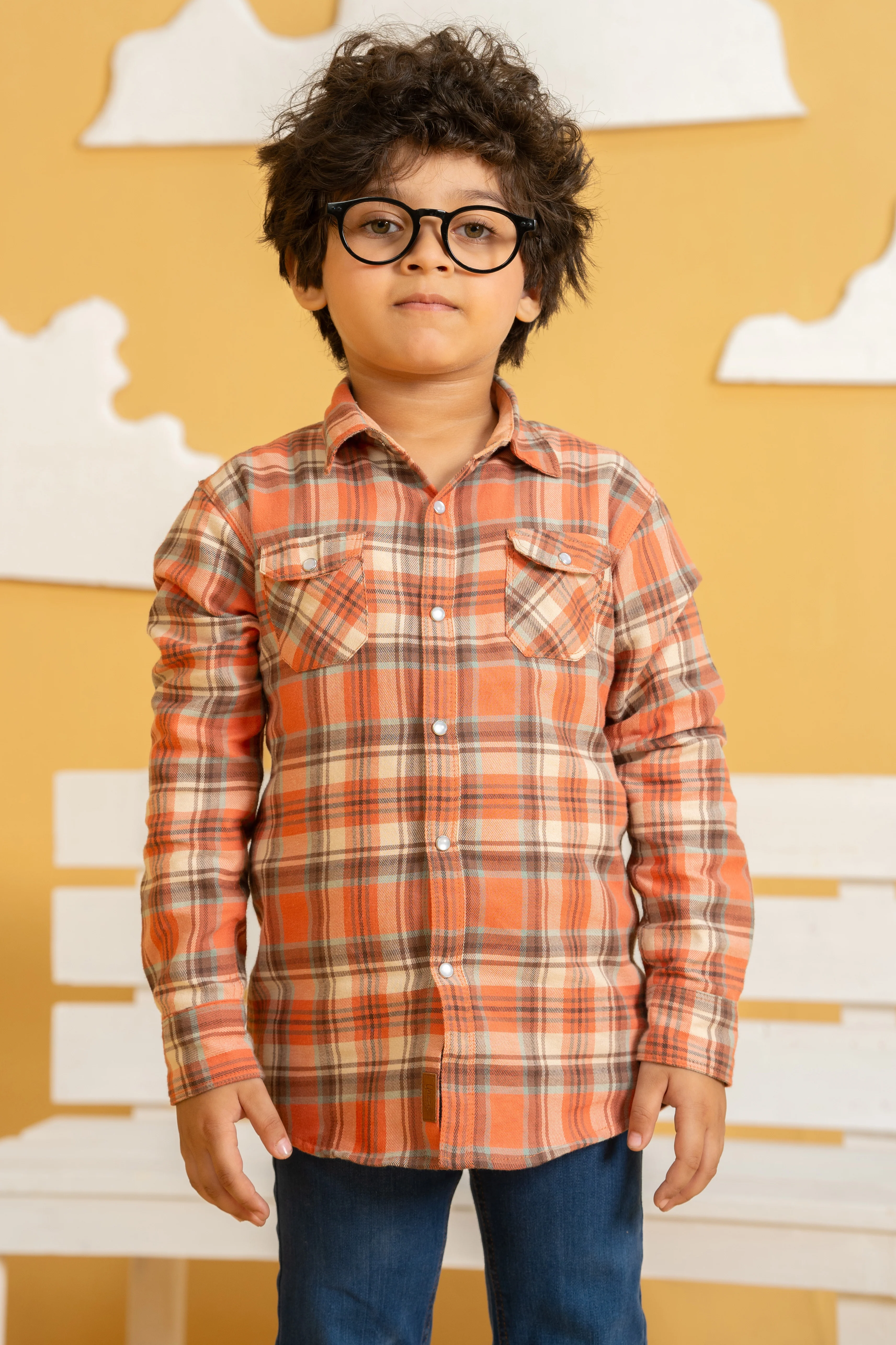 Boys GHASSAN Cotton Casual Shirt - Image 2