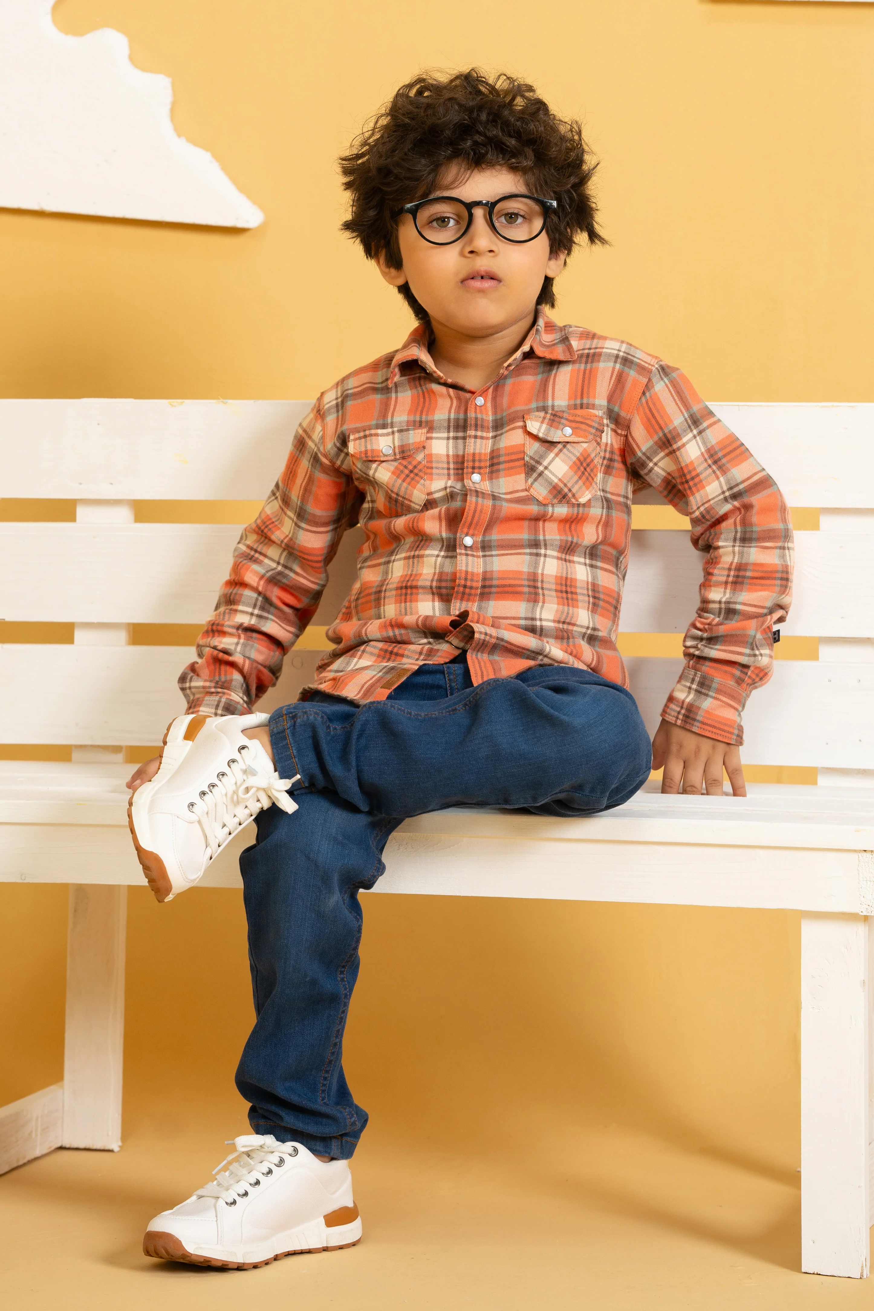 Boys GHASSAN Cotton Casual Shirt - Image 4