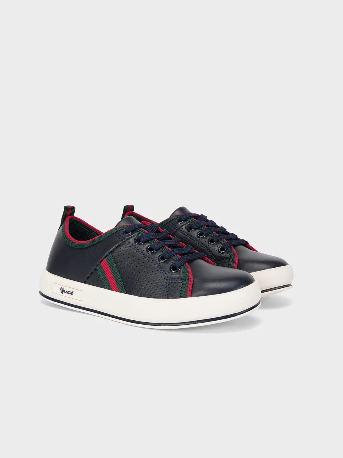 Boys "LEONE" Lace Up Casual Trainers - Image 2