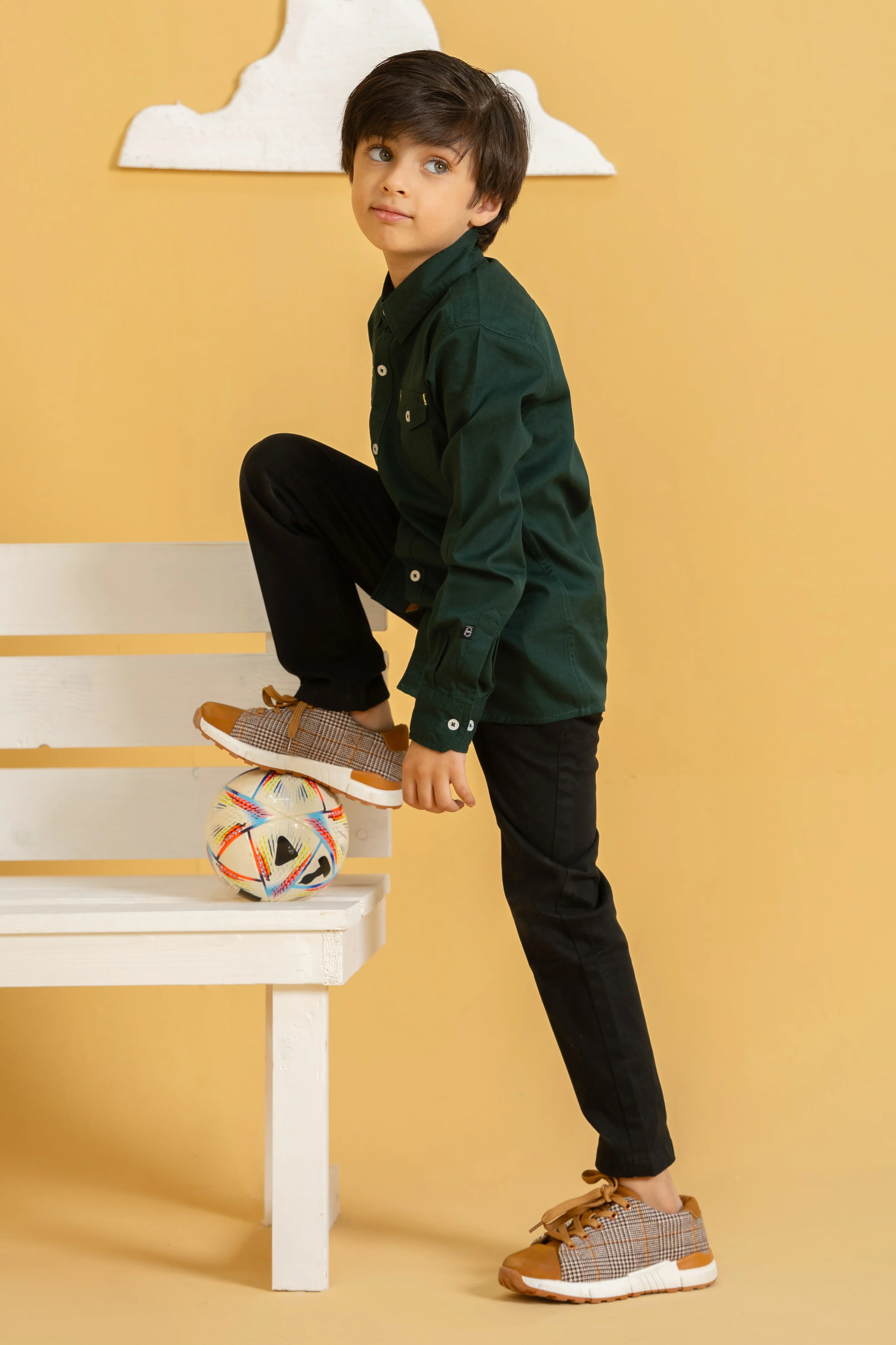 Boys NAJI Cotton Casual Shirt - Image 2