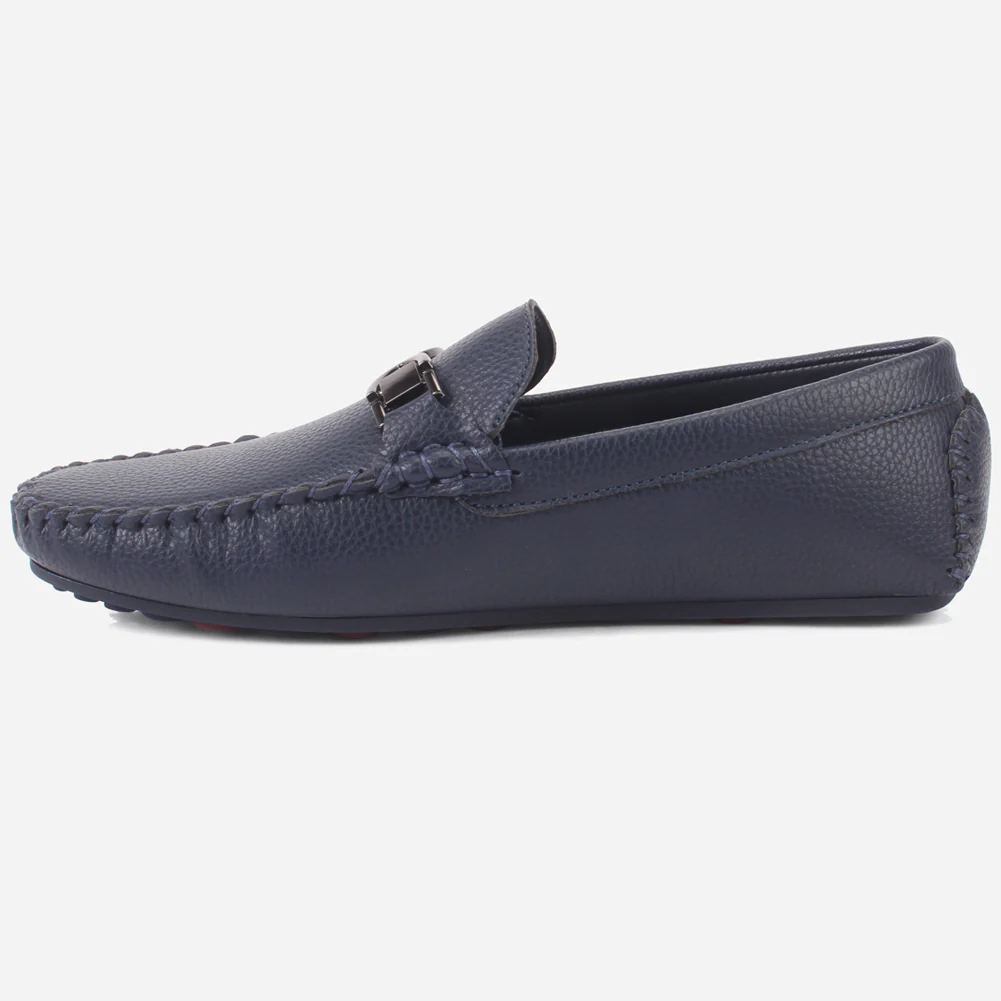 Boys "SANEY" Textured Backless Slip-ons Moccasins - Image 3