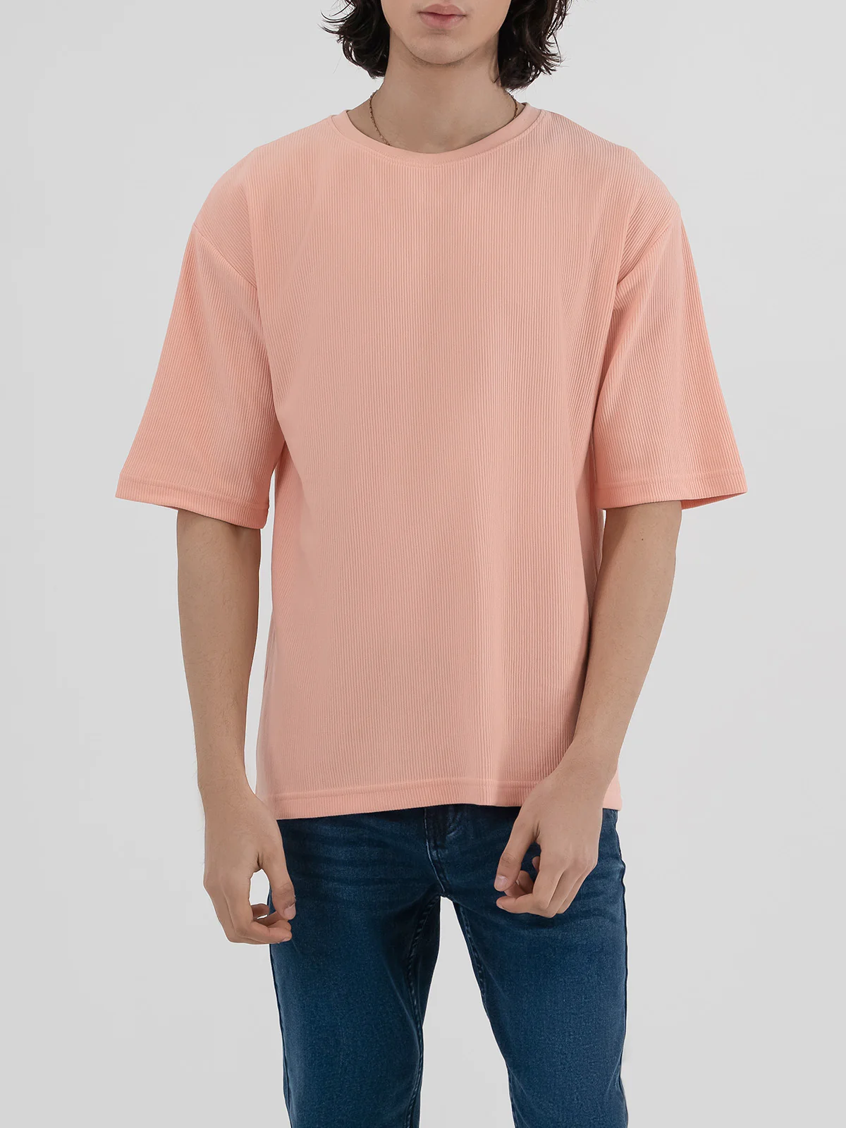 "BRADY" Drop Shoulder Basic T-Shirt - Image 2