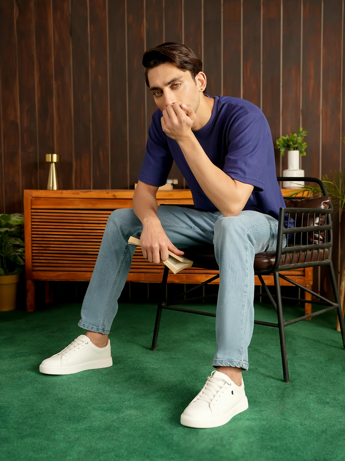 "BRADY" Drop Shoulder Basic T-Shirt - Image 3