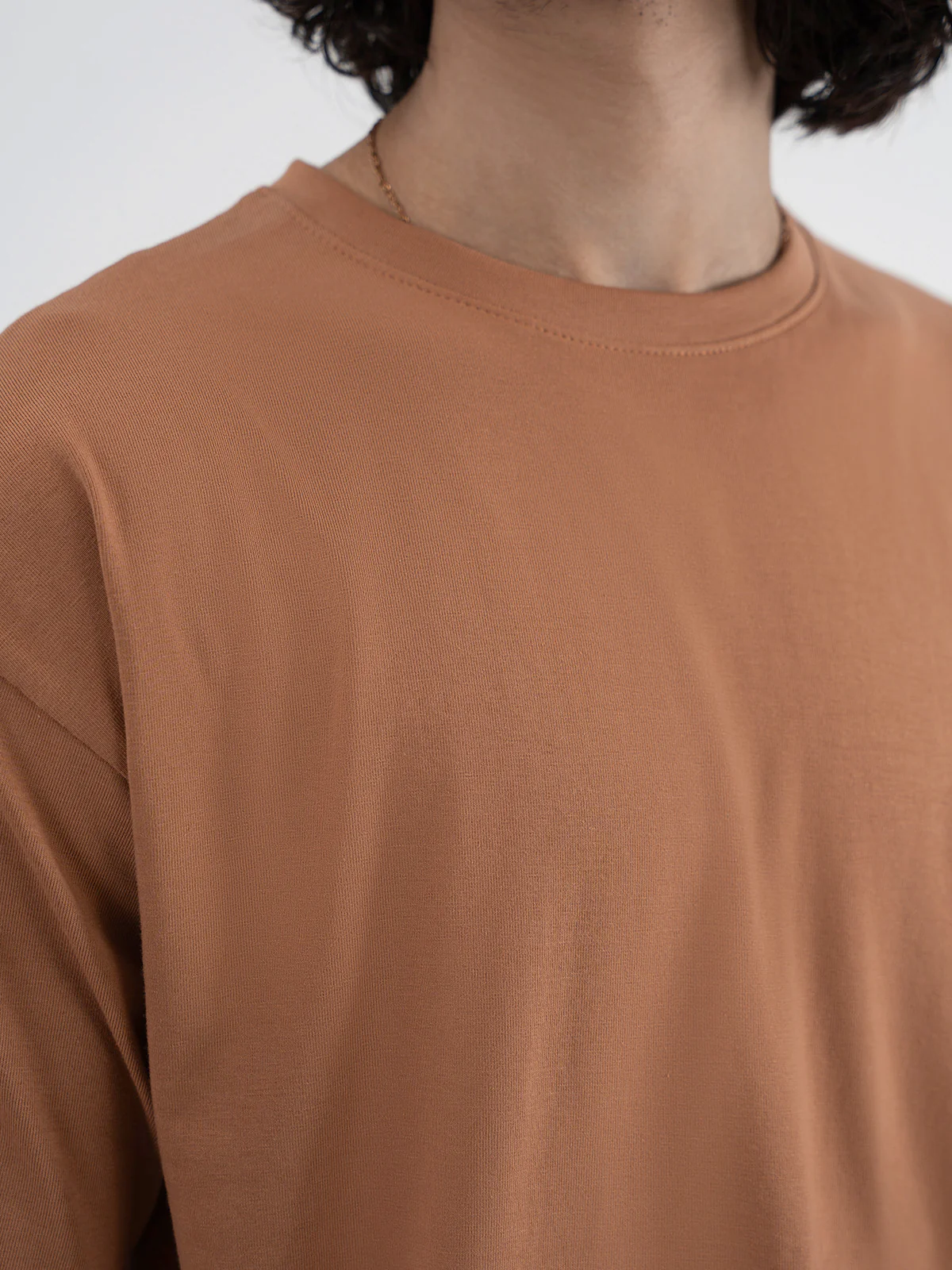 "BRAITH" Drop Shoulder Single jersey T-Shirt - Image 5