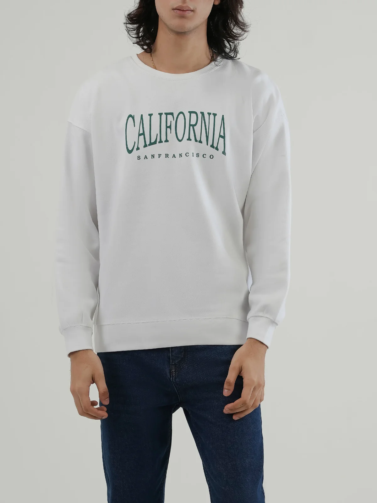"BRENTLY" Drop Shoulder Fleece Sweatshirt