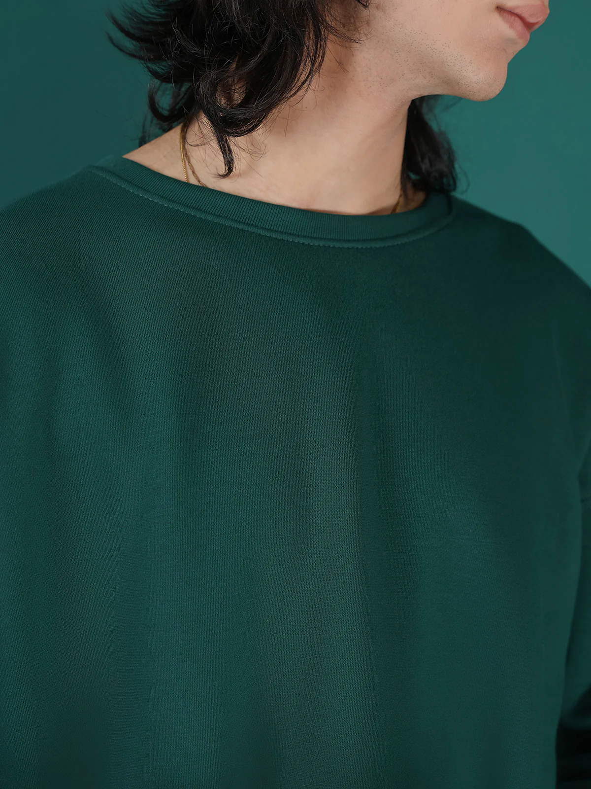 "BROOKE" Basic Style Fleece Sweatshirt - Image 4