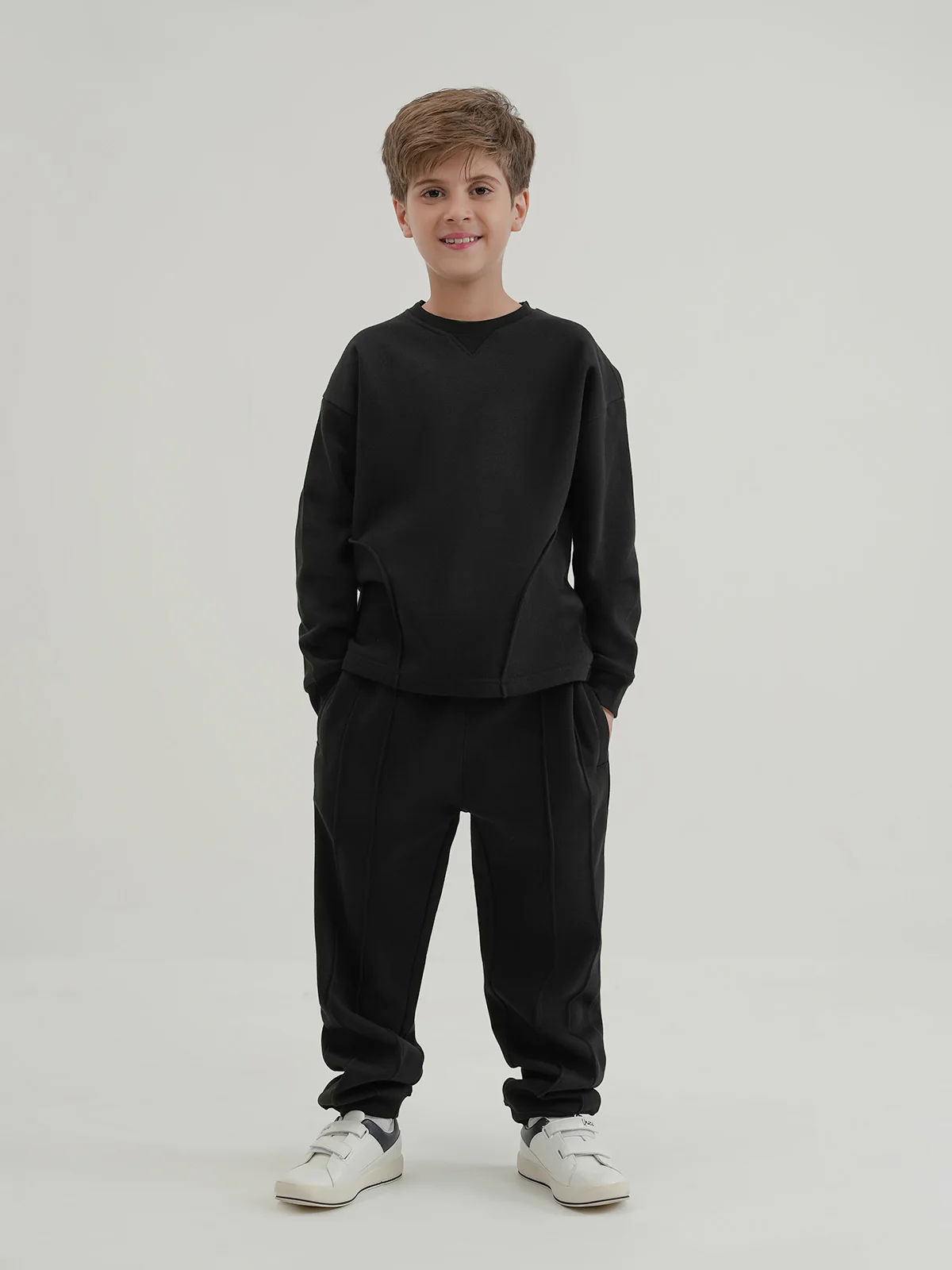 "CALYPOS" Cozy Basic Fleece Tracksuit