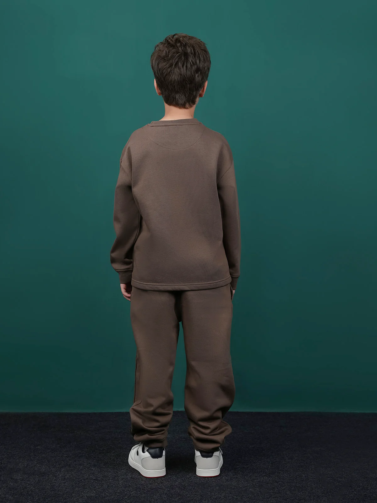 "CALYPOS" Cozy Basic Fleece Tracksuit - Image 5
