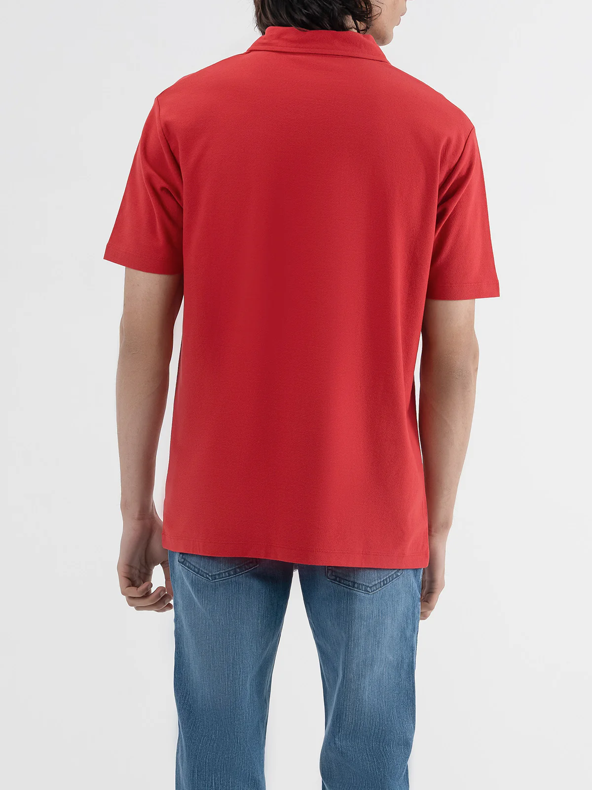 "CHELSE" Regular Fit Jacquard Polo Shirt - Image 8