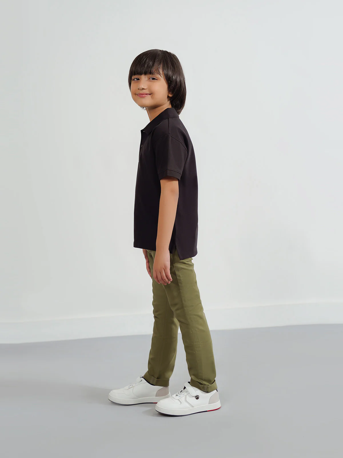 "CHIAKI" Slim Fit Twill Chinos - Image 3