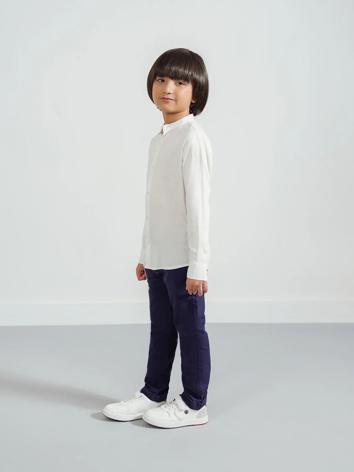 "CHIAKI" Slim Fit Twill Chinos - Image 3