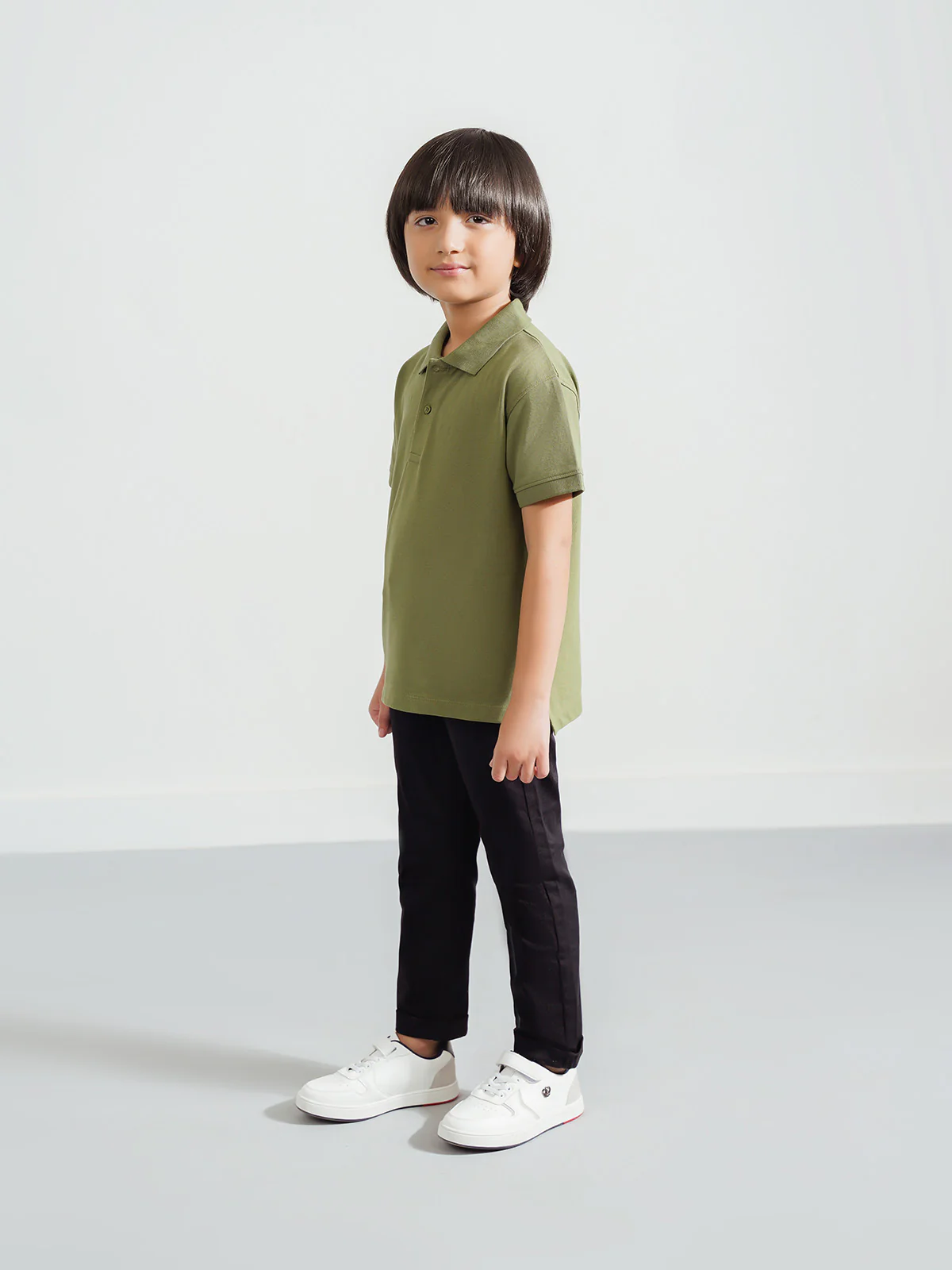 "CHIAKI" Slim Fit Twill Chinos - Image 3
