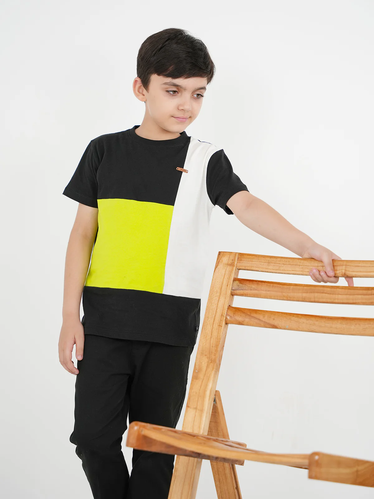 "CHINYELU" Kids Casual Summer Crewneck T-Shirt - Image 3