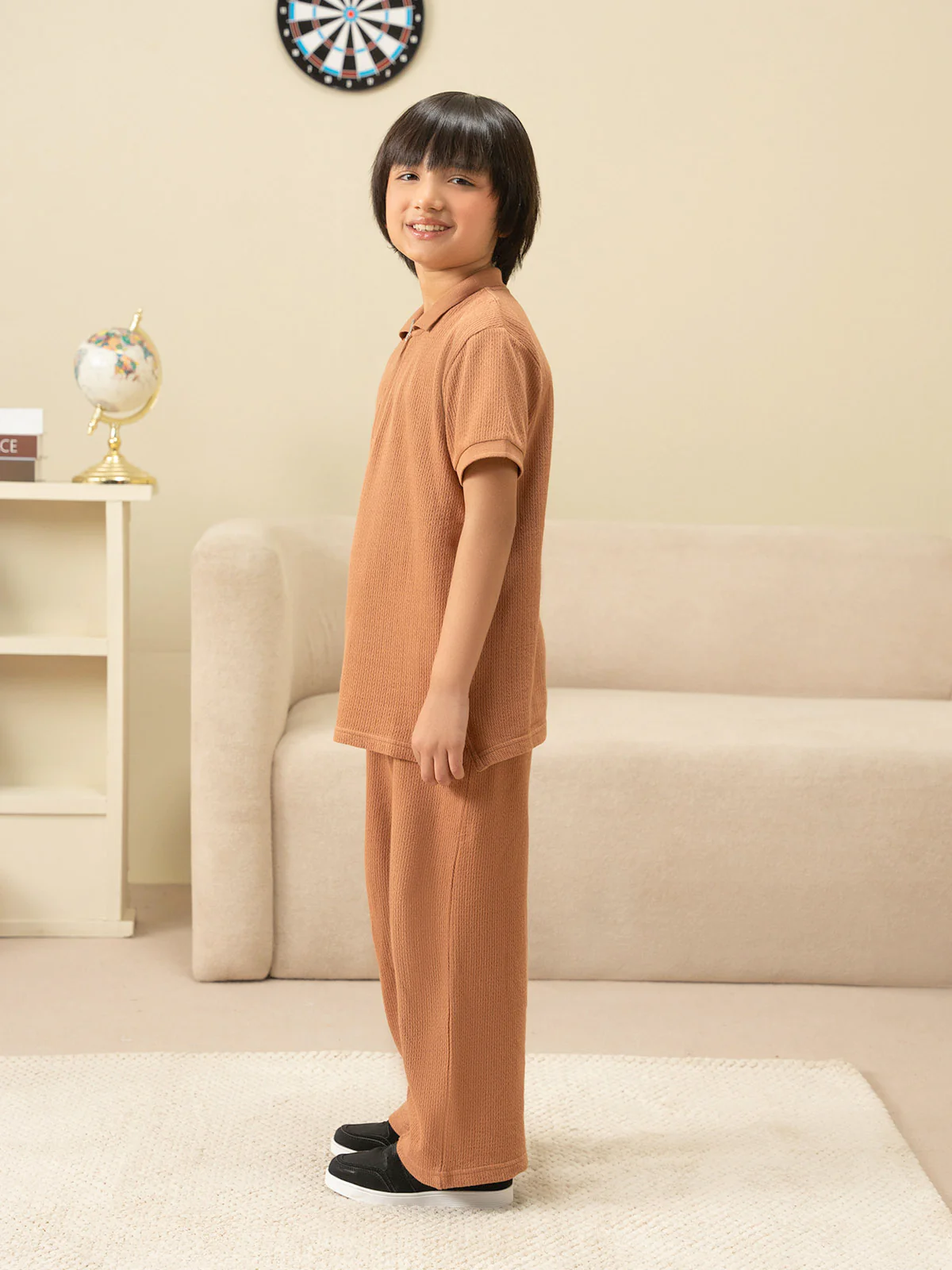 "CINCO" Graphic Regular Fit Co Ord Set - Image 5
